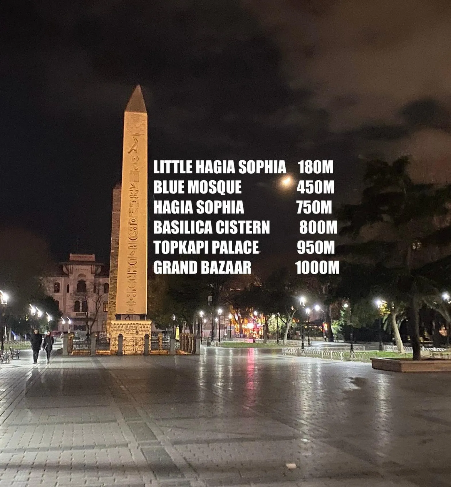 Nearby landmark in La Petite Maison Hotel