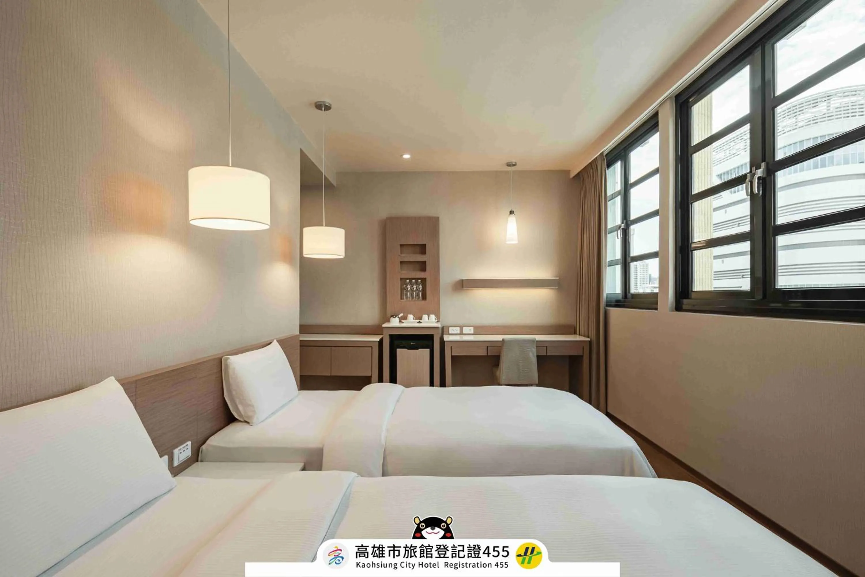 Photo of the whole room, Bed in Kindness Hotel - Kaohsiung Main Station
