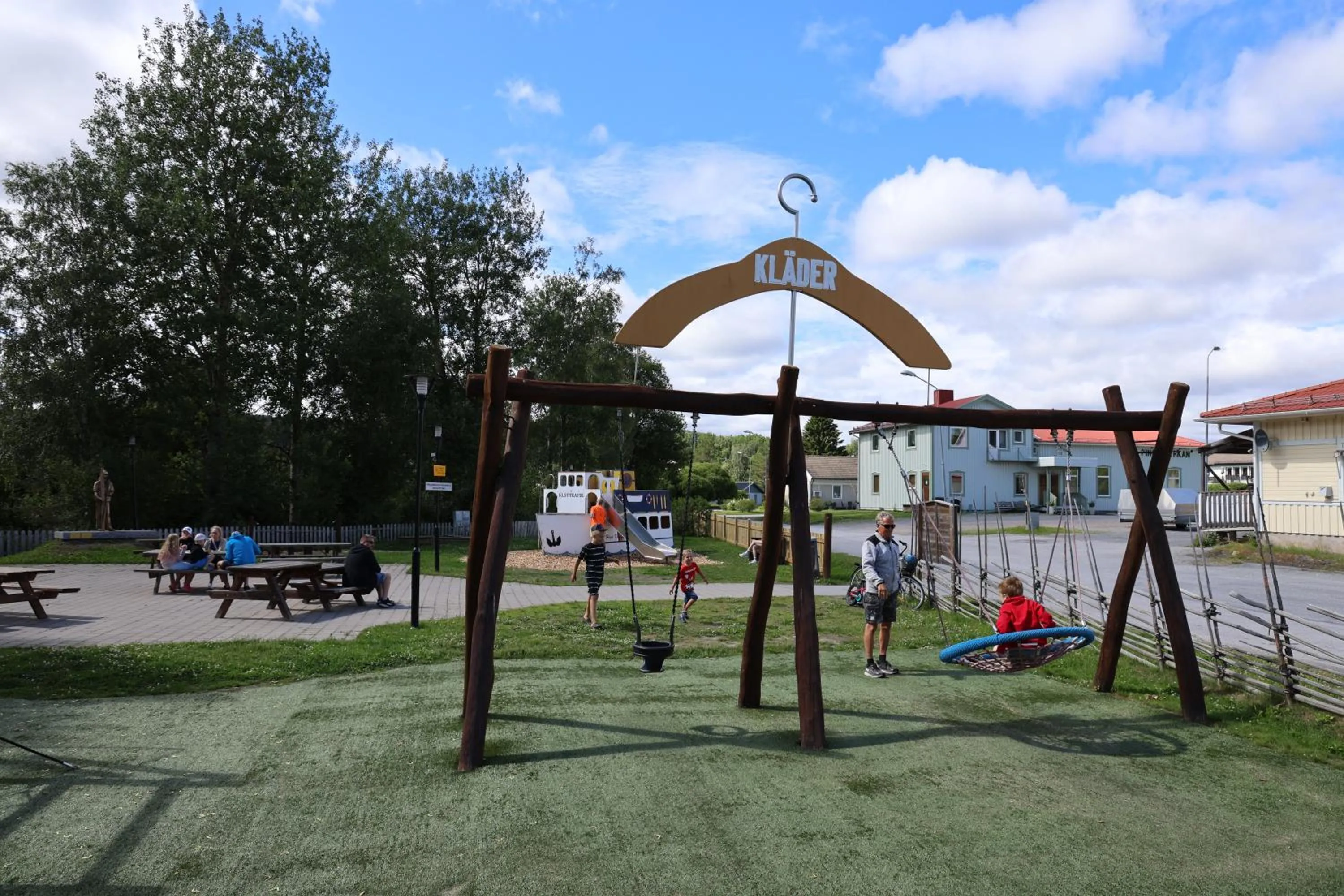Children play ground in Ullångers Hotell & Restaurang