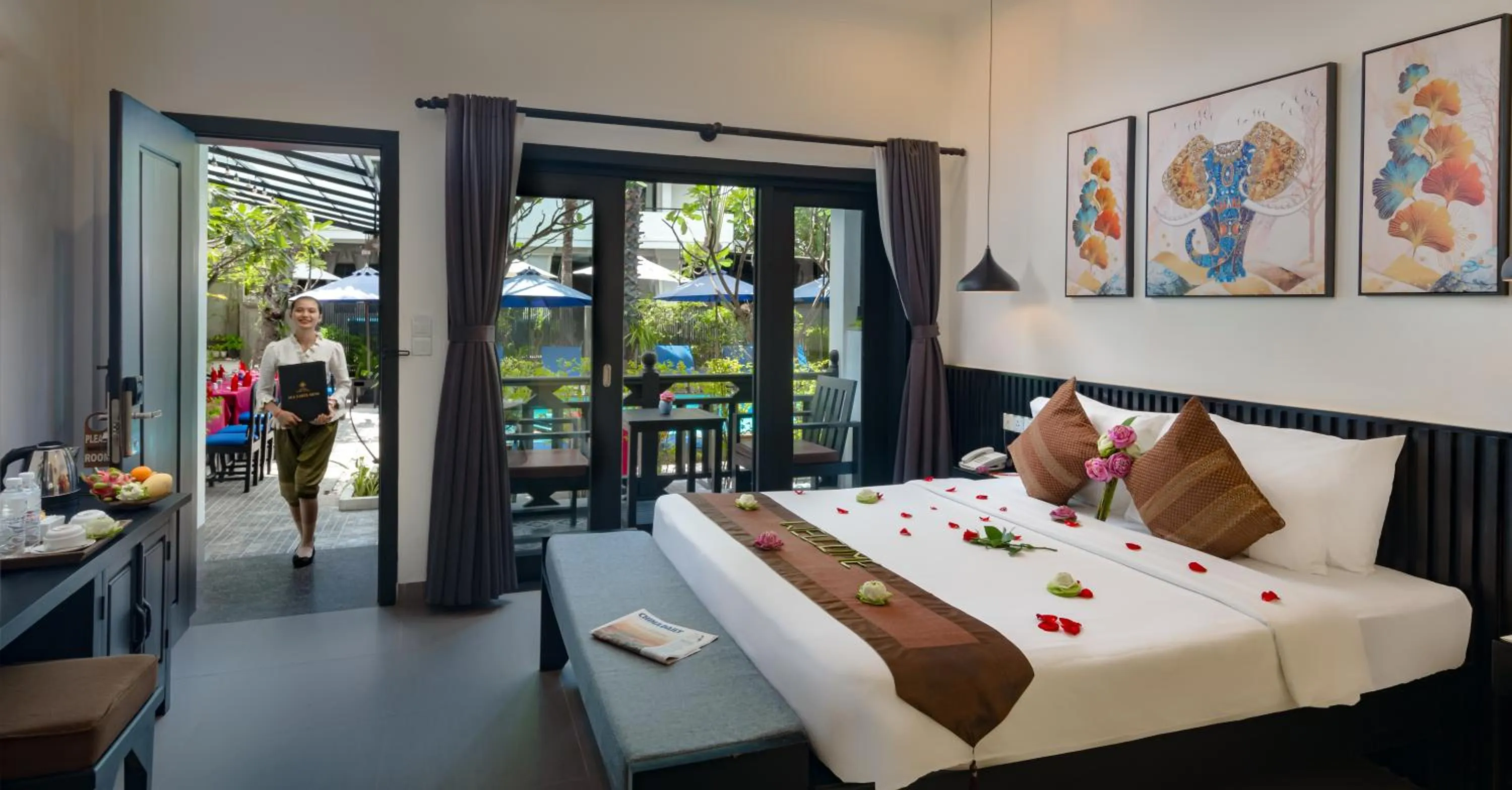 Bedroom, Bed in Khmer Mansion Boutique Hotel