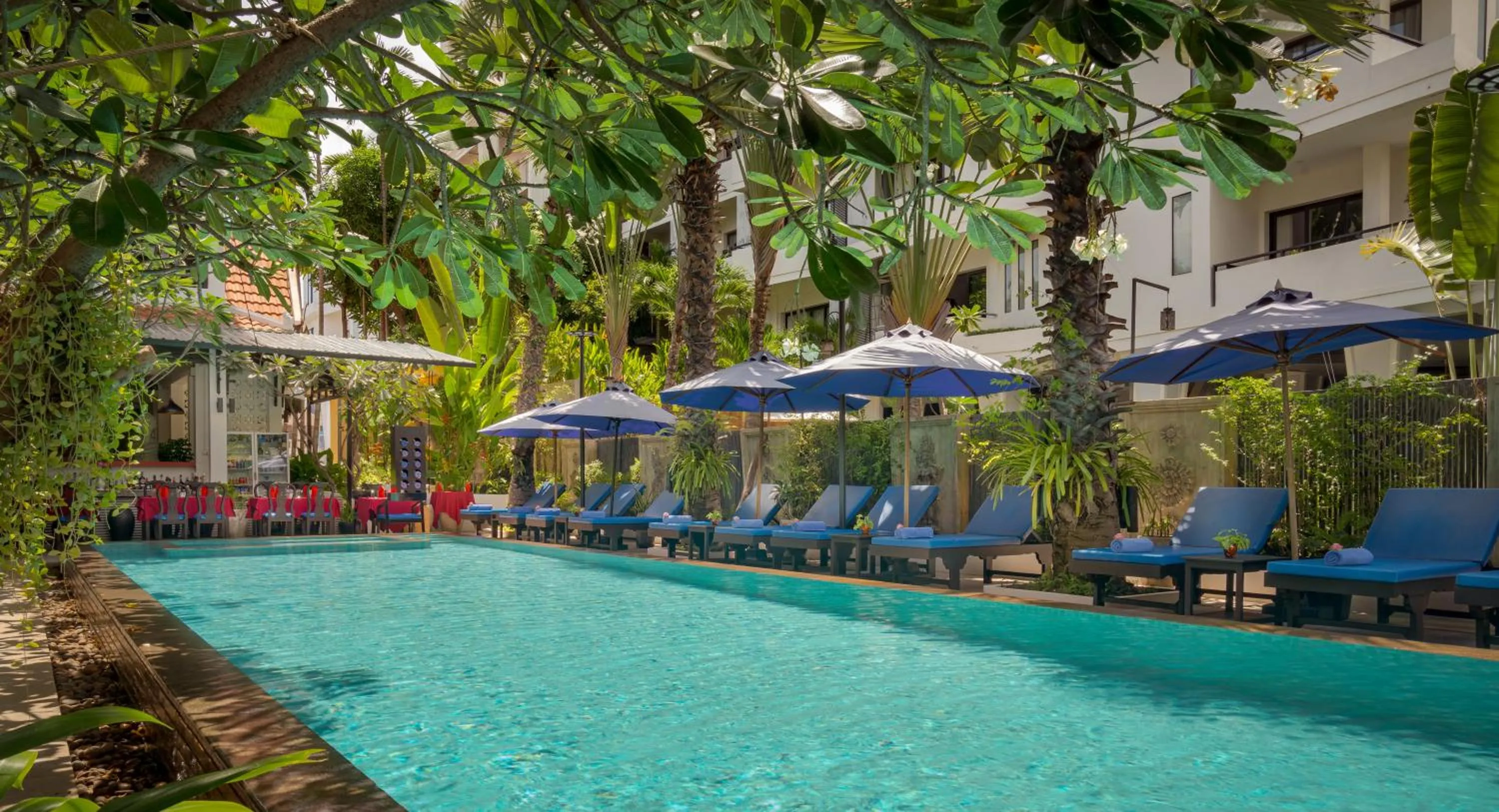 Swimming pool in Khmer Mansion Boutique Hotel
