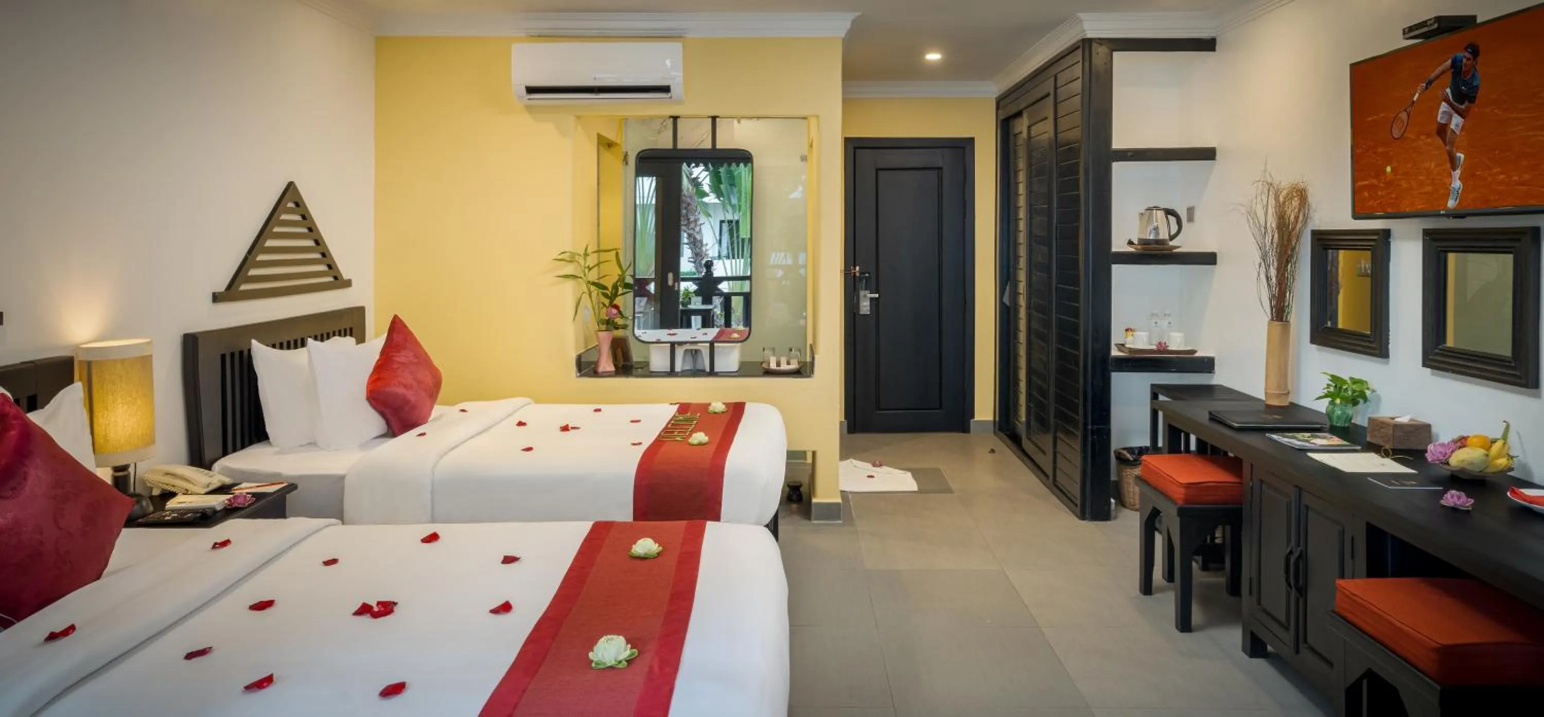 Bedroom, Bed in Khmer Mansion Boutique Hotel