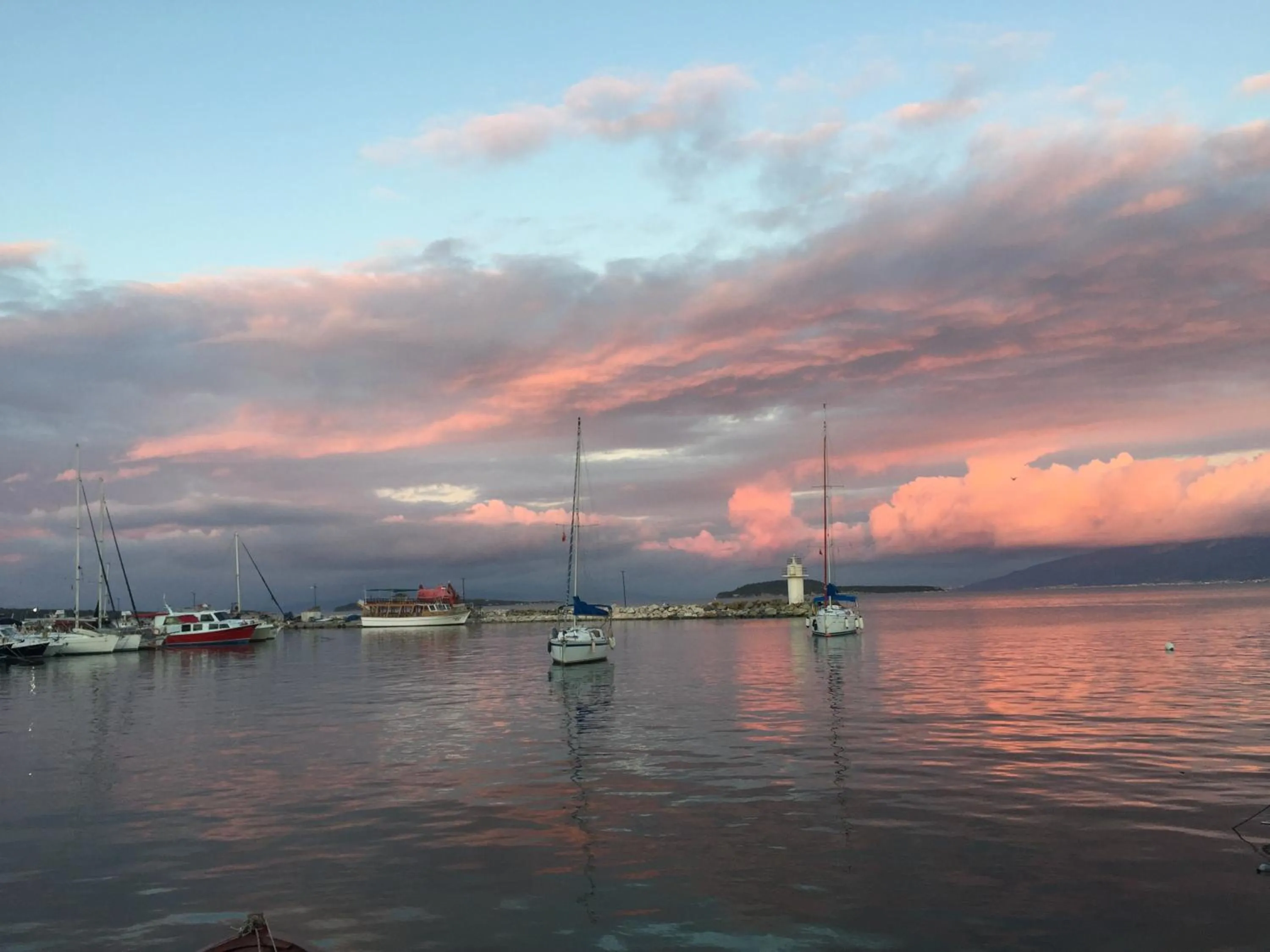 Sunset in Hotel Barba