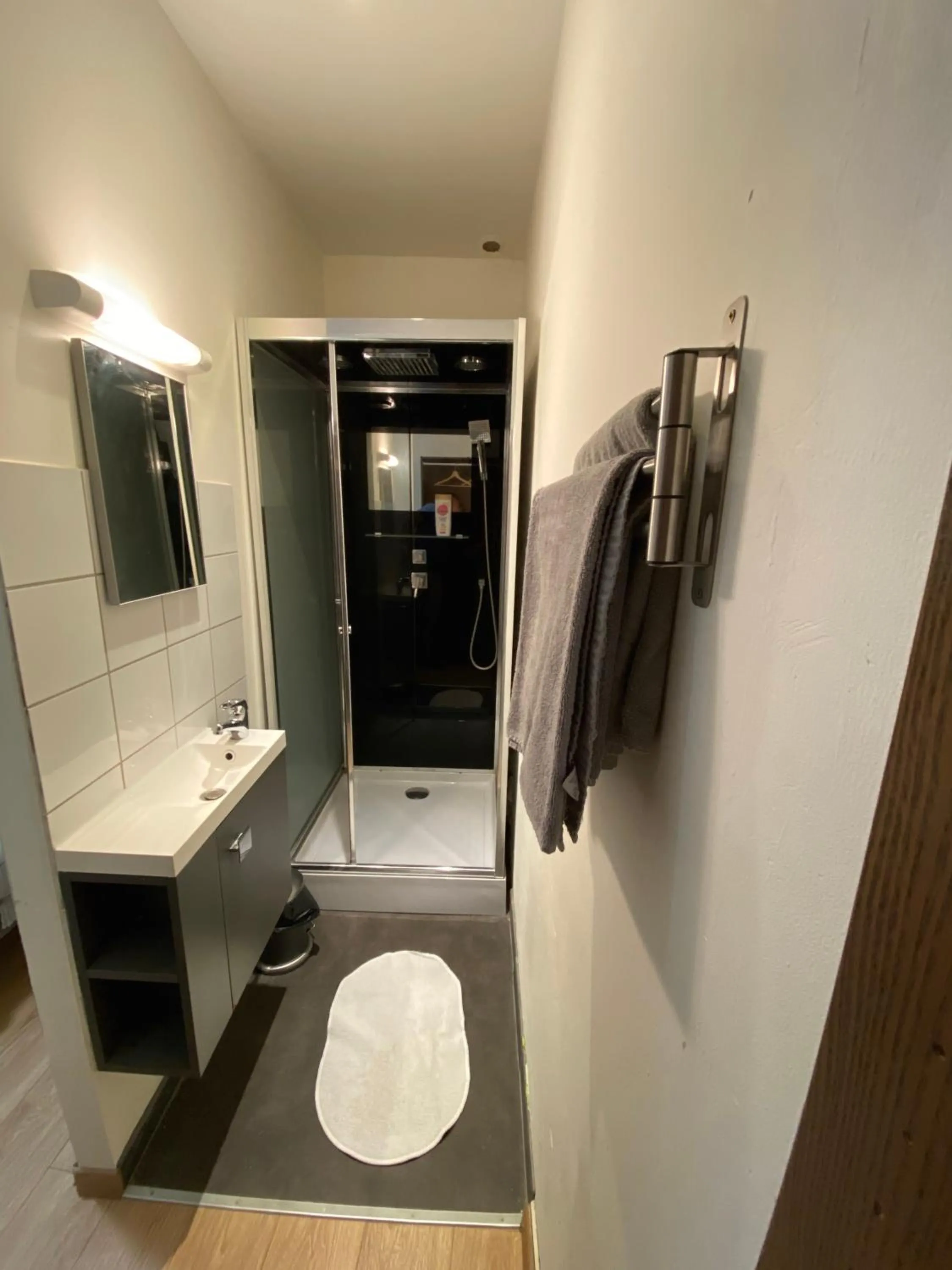 Shower in APARTHOTEL Appartement Saint Emilion