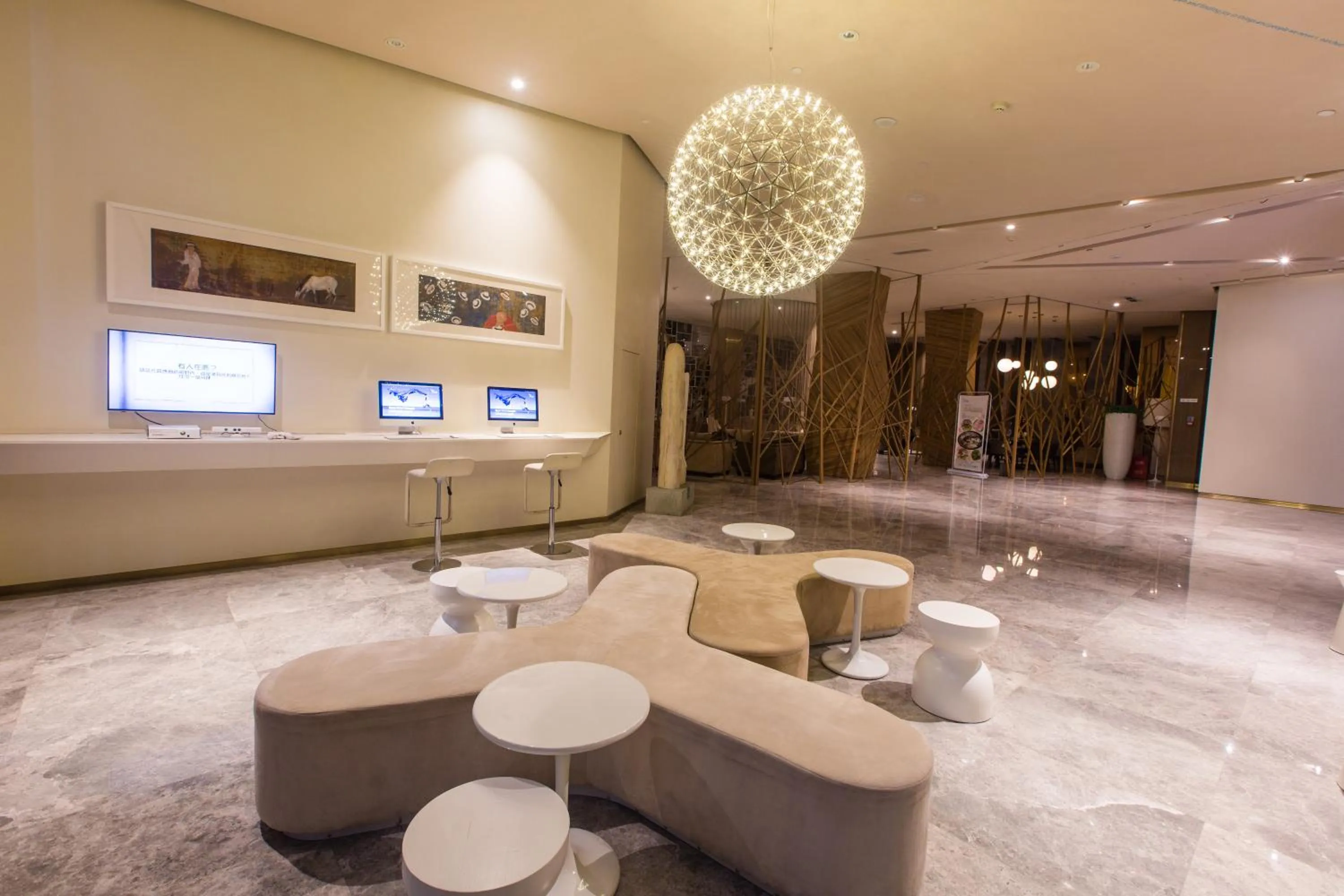 Seating area in Skytel Hotel Chengdu-City Center