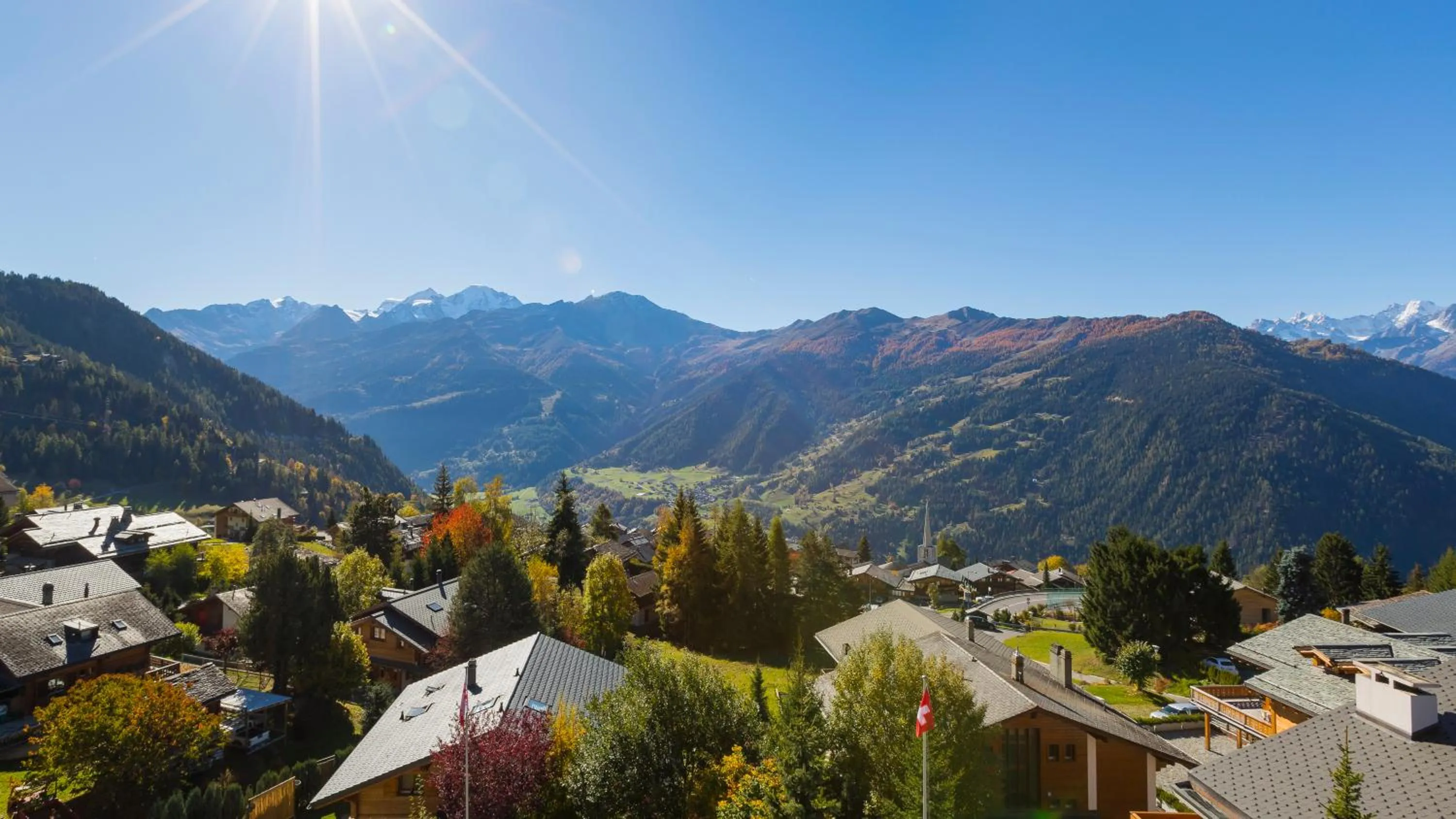 Mountain view in Hotel Montpelier