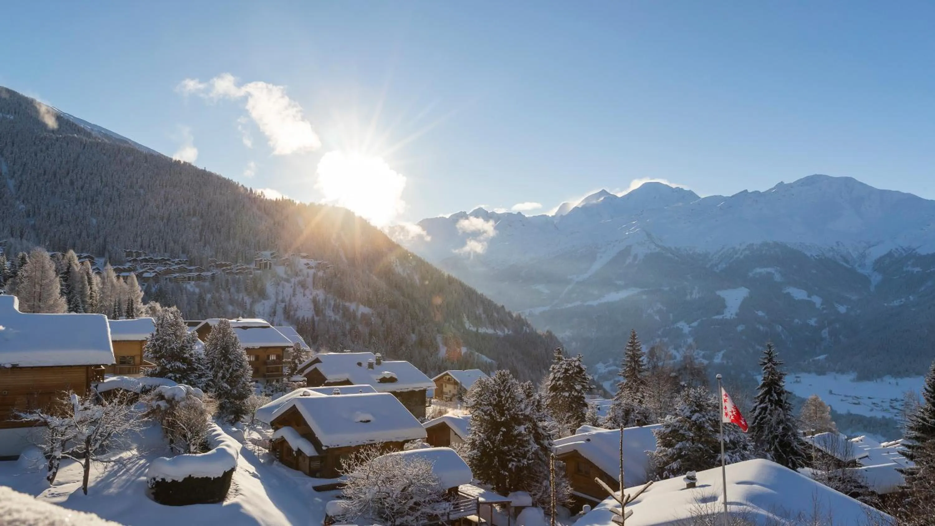 Mountain view in Hotel Montpelier