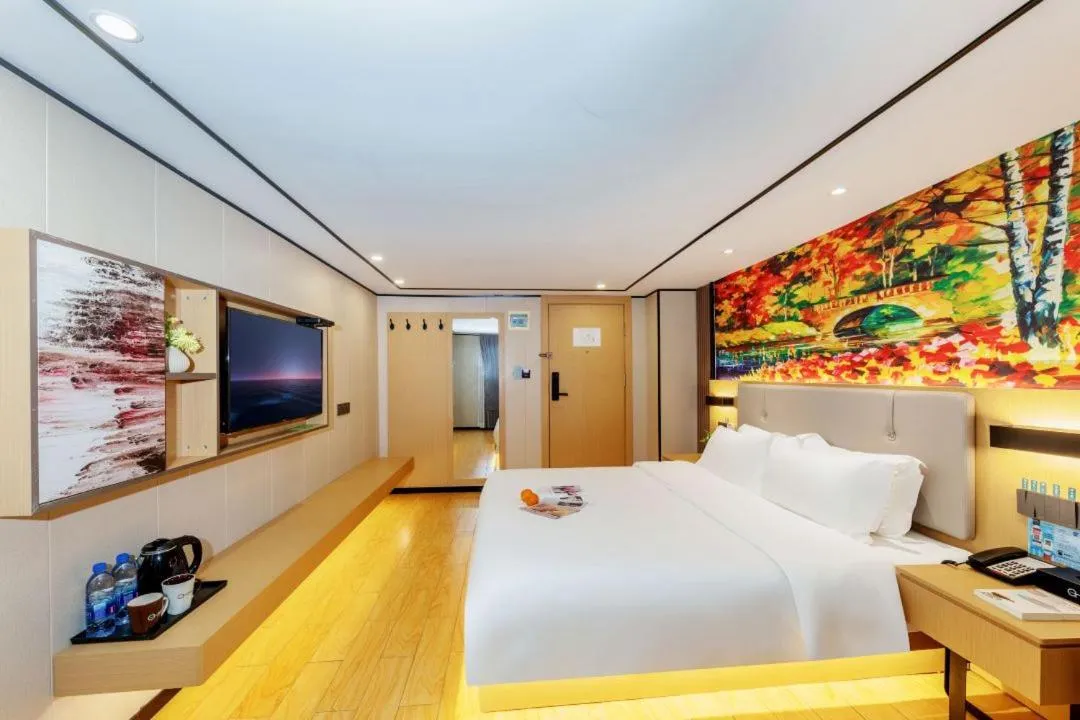 Deluxe Double Room - single occupancy in Yimimi Apartment - Guangzhou 13th Line Yide Road Metro Station