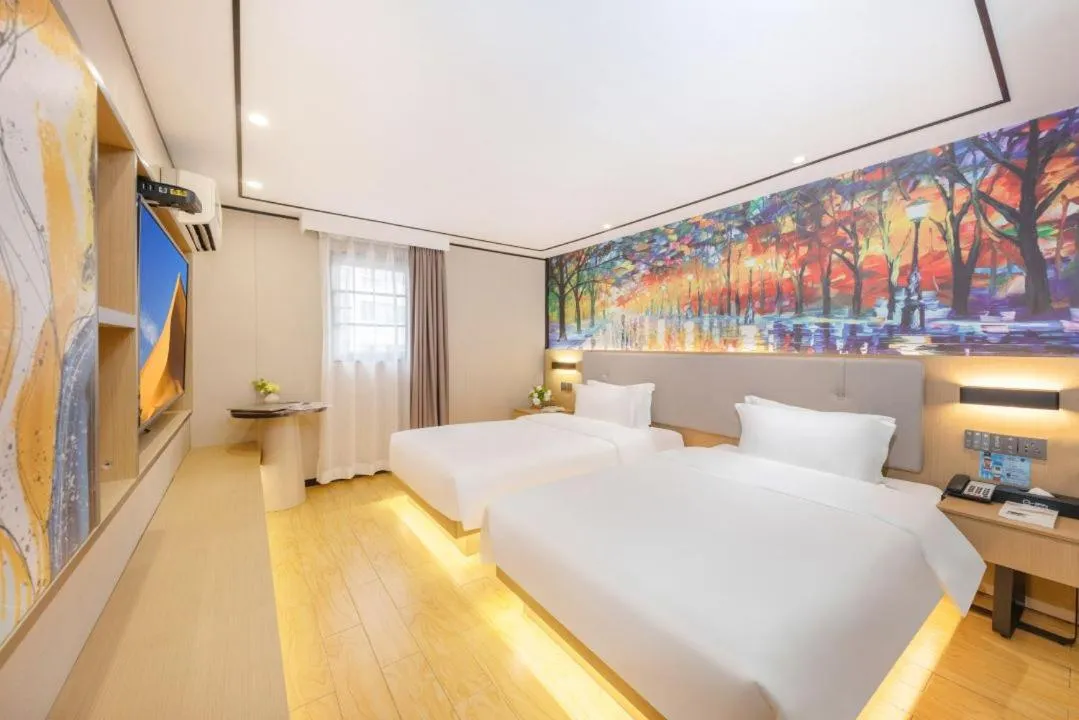 Superior Twin Room - single occupancy in Yimimi Apartment - Guangzhou 13th Line Yide Road Metro Station