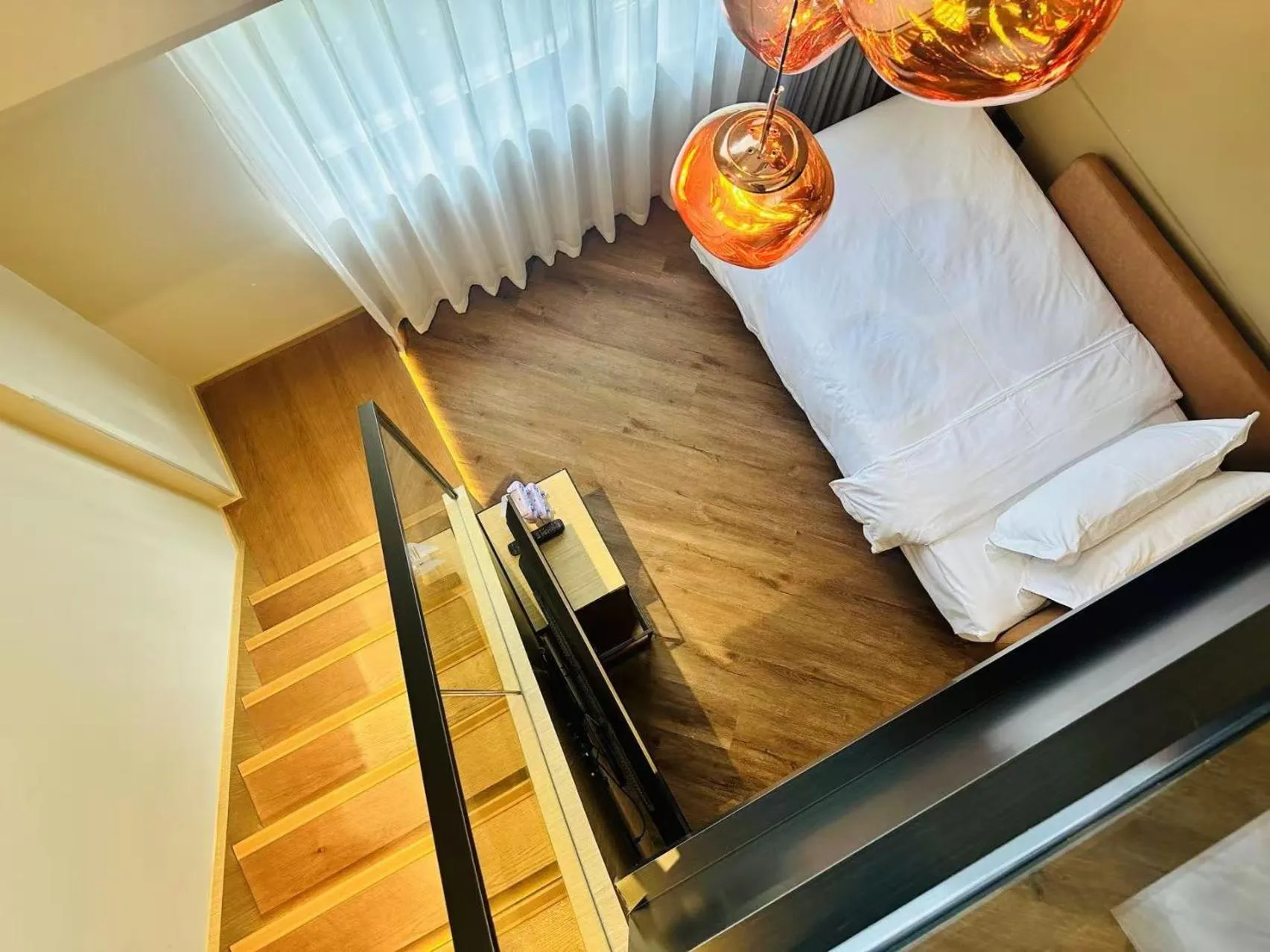 Bed in Mia Hotel - Shanghai Xuhui Jiaotong University