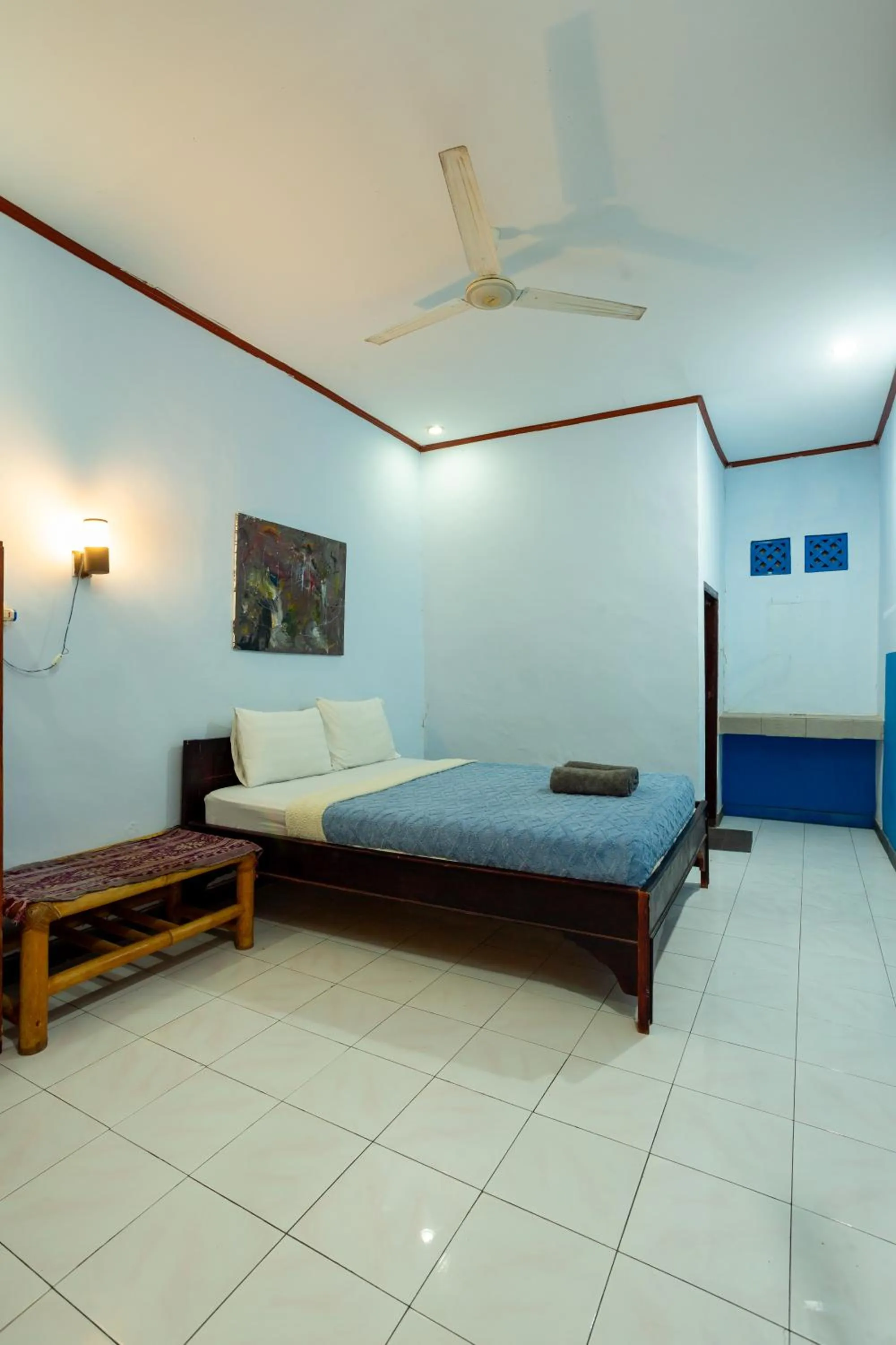 Bedroom, Bed in Creative Trawangan Stay