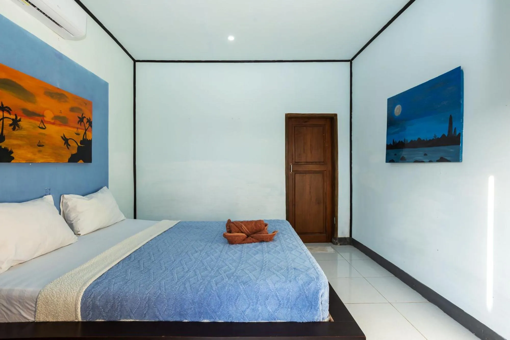 Bedroom, Bed in Creative Trawangan Stay