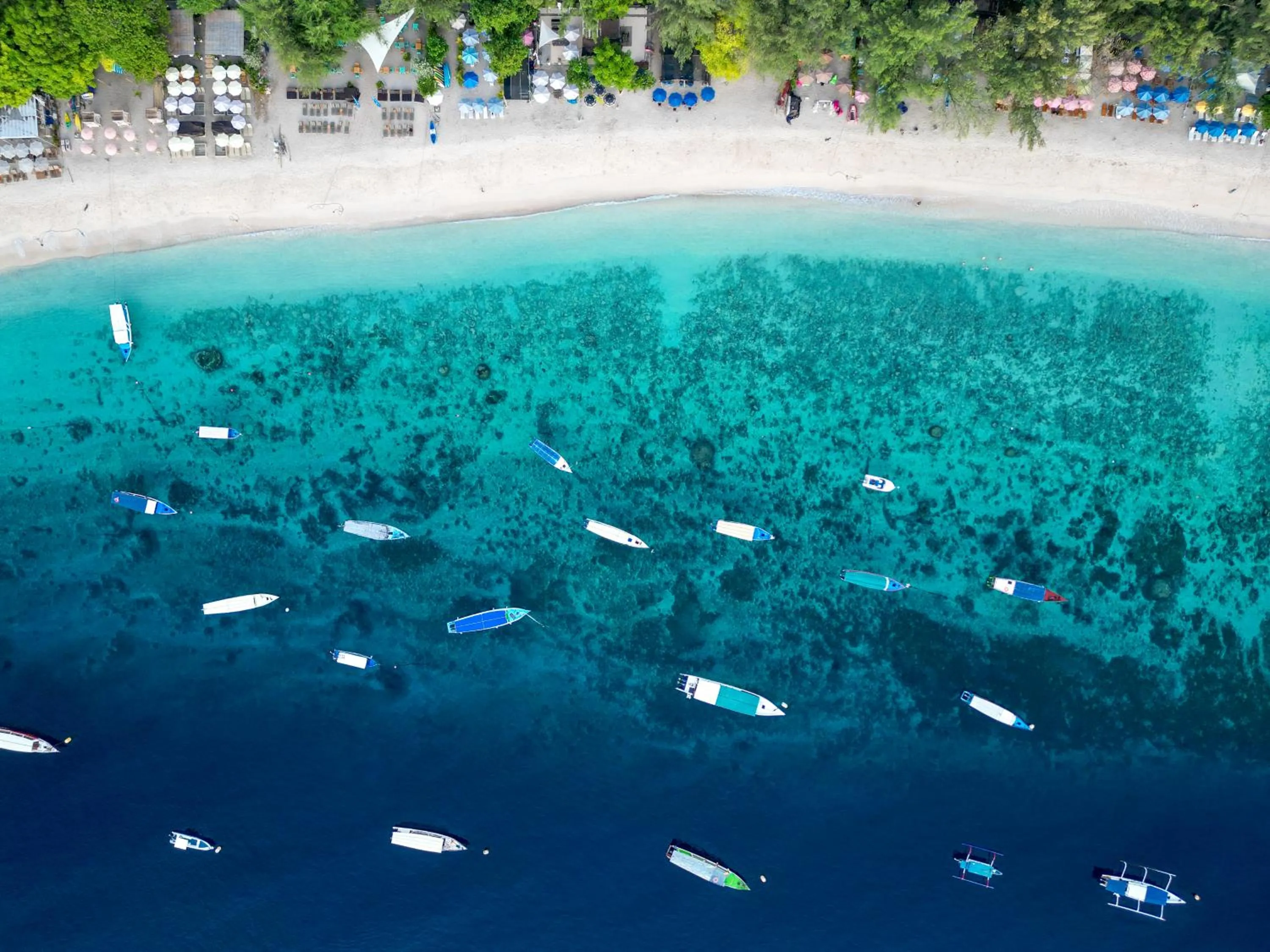 Beach in Creative Trawangan Stay