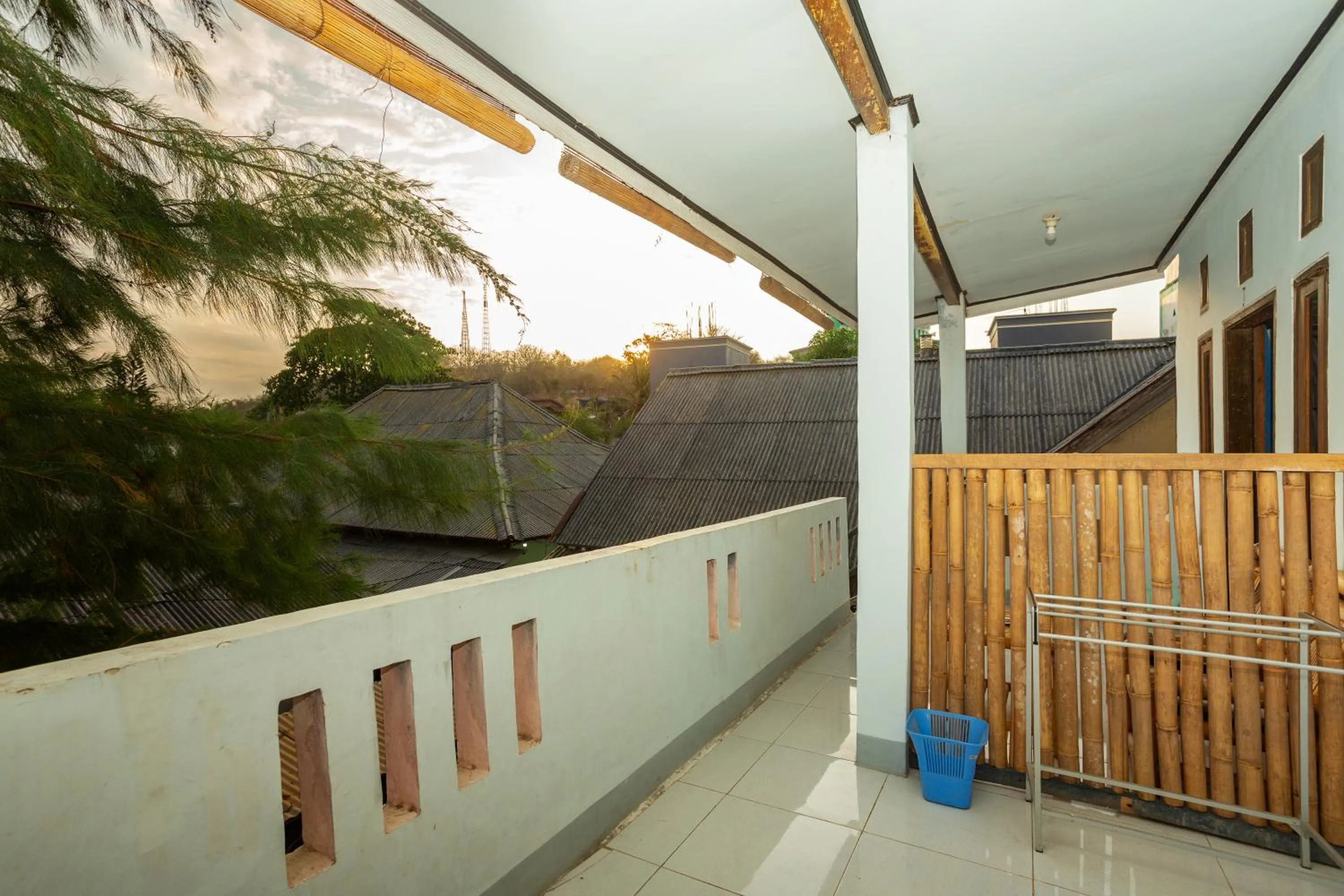 Balcony/Terrace in Creative Trawangan Stay