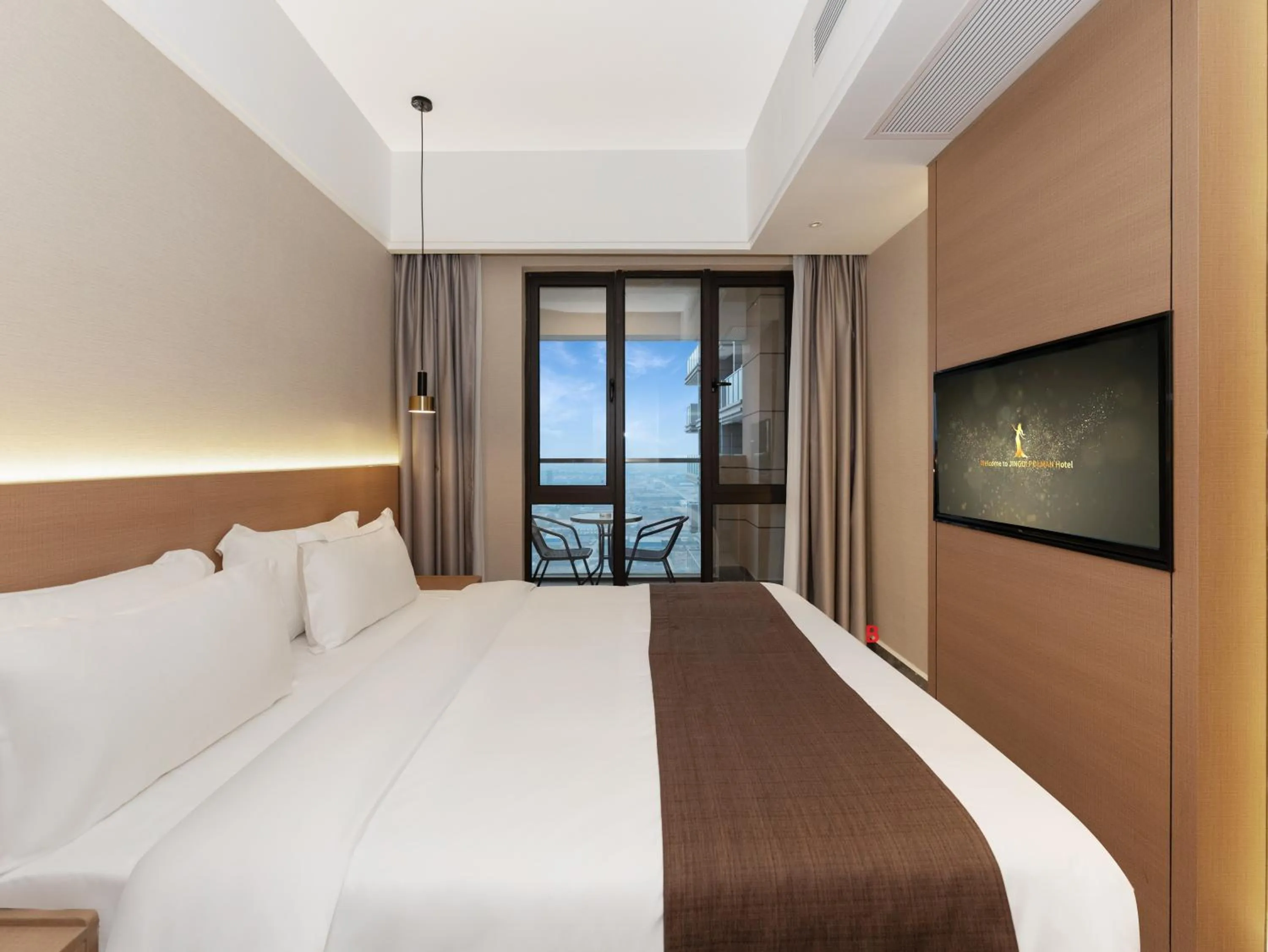 Bed in JD POLMAN Hotel