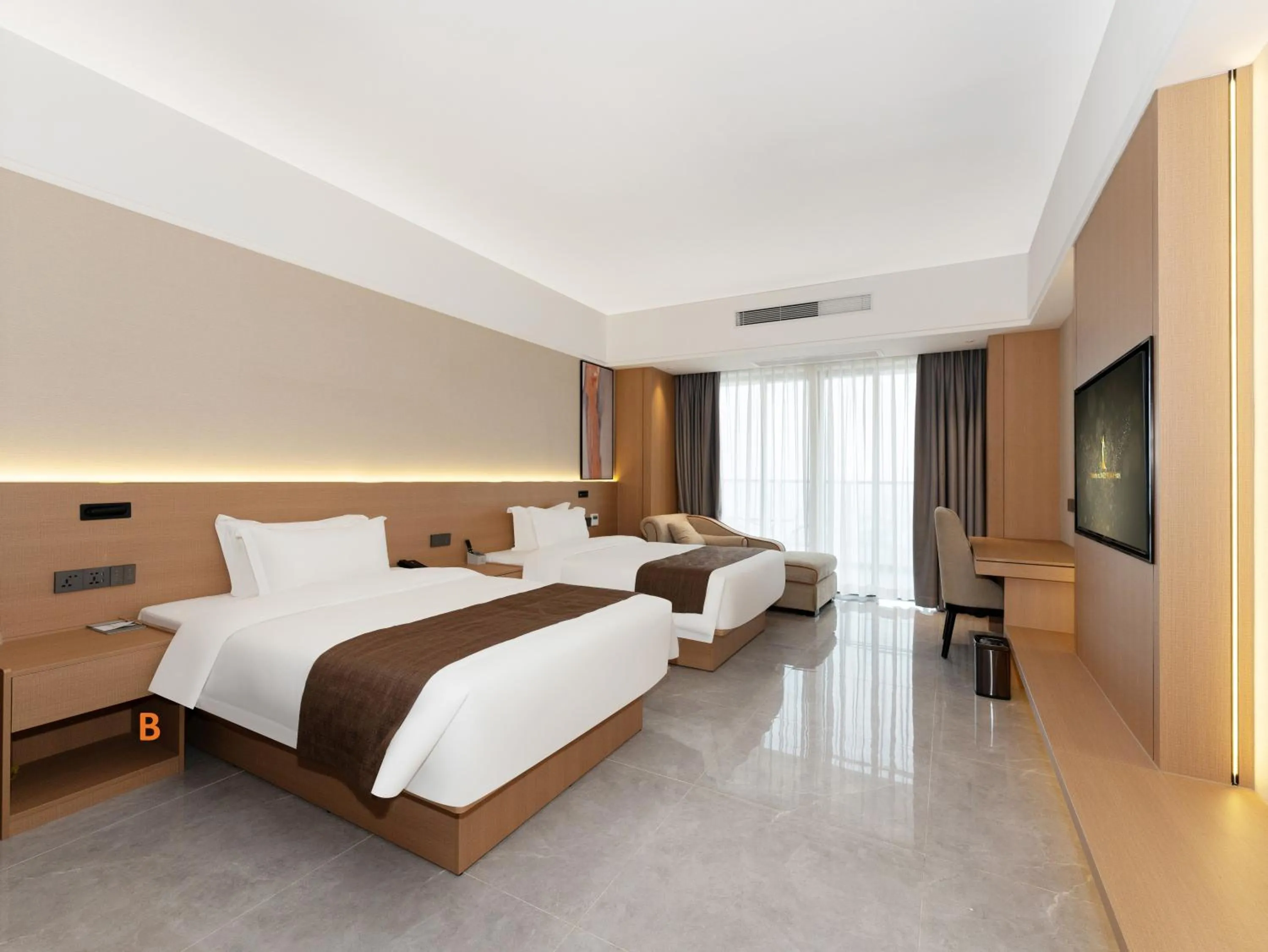 Bed in JD POLMAN Hotel