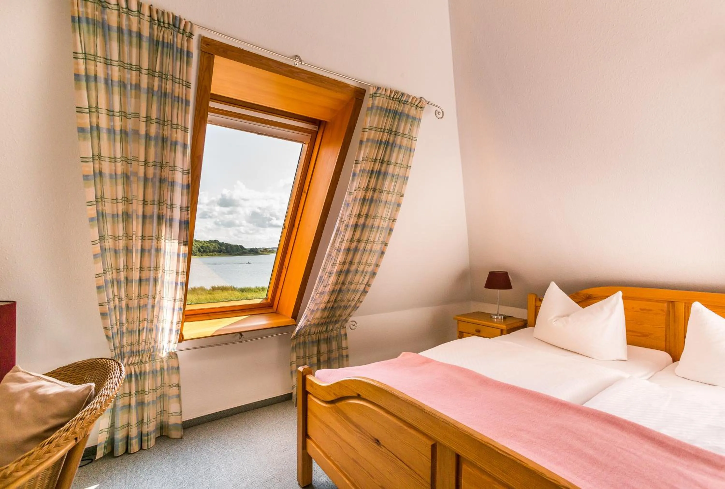 Decorative detail, Bed in Hotel Am Fleesensee