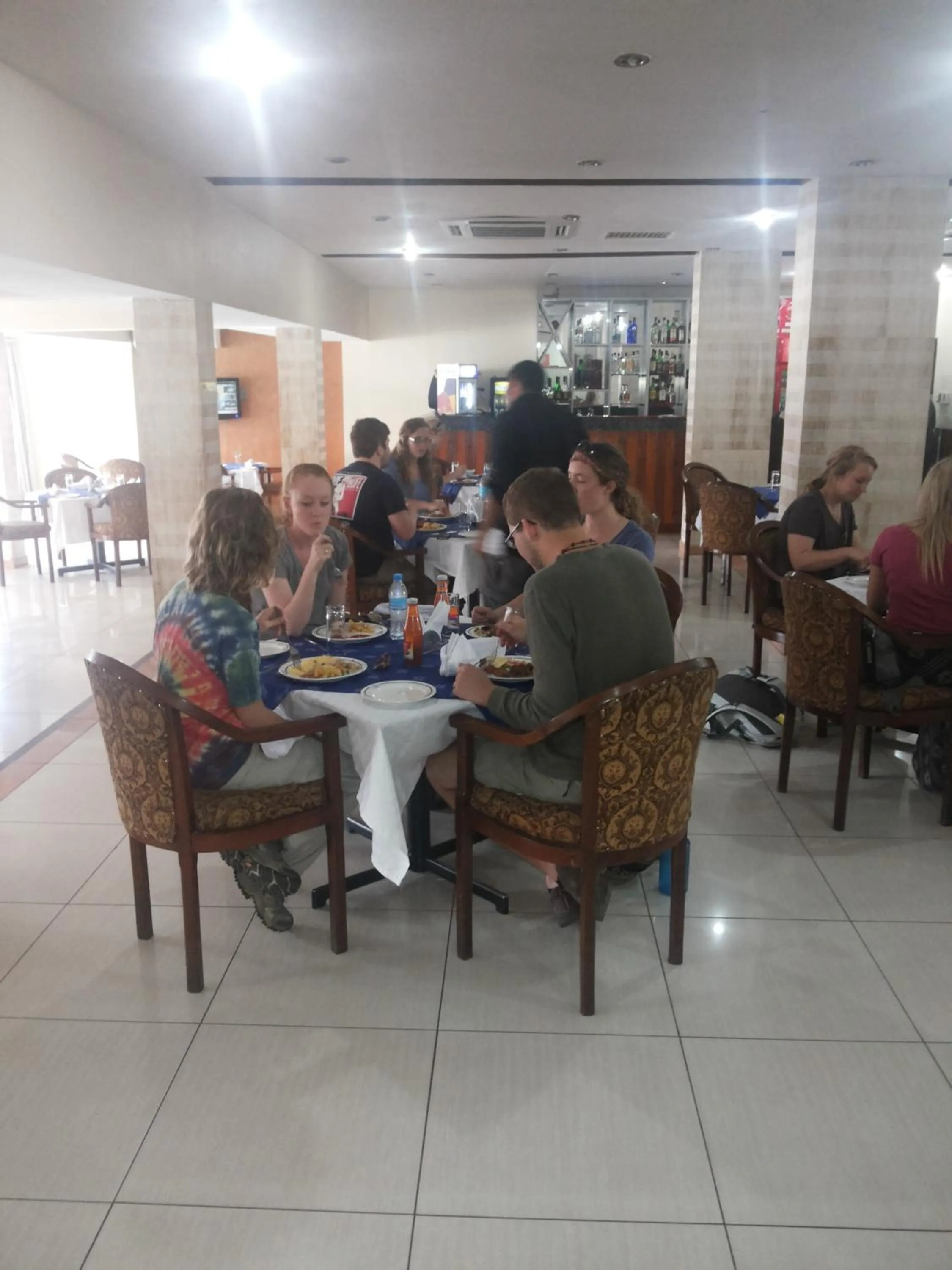 Restaurant/places to eat in New Mwanza Hotel