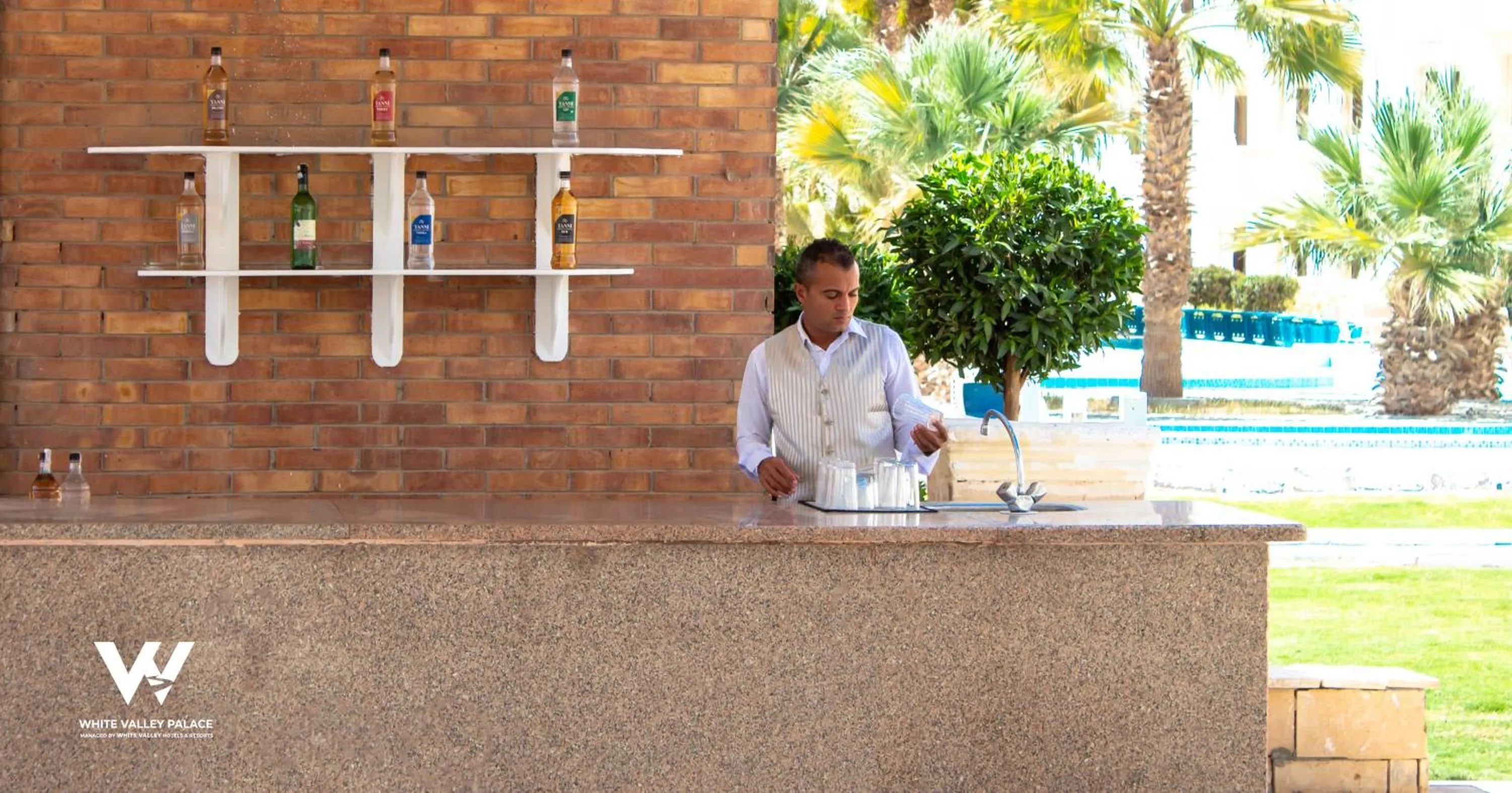 Beach in White Valley Palace