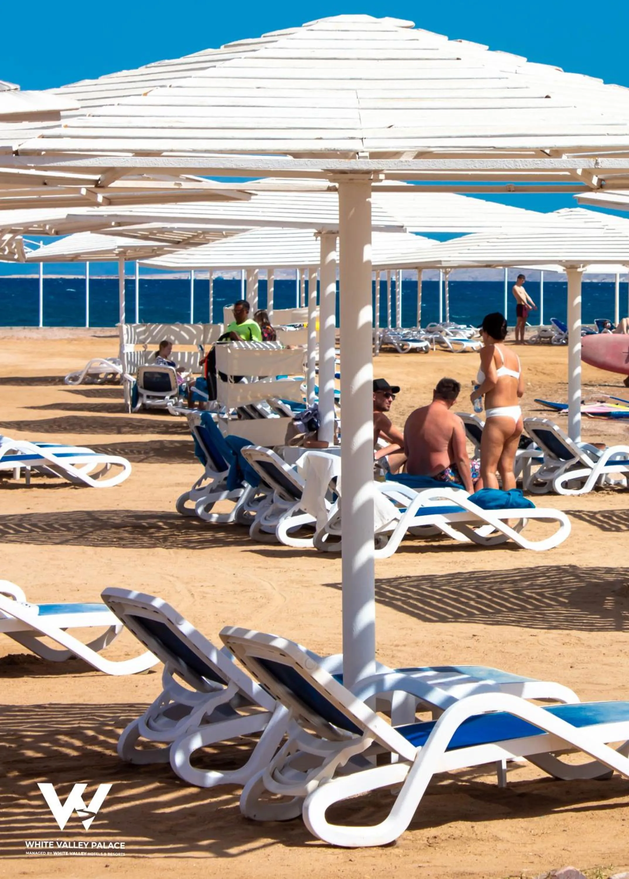 Beach in White Valley Palace