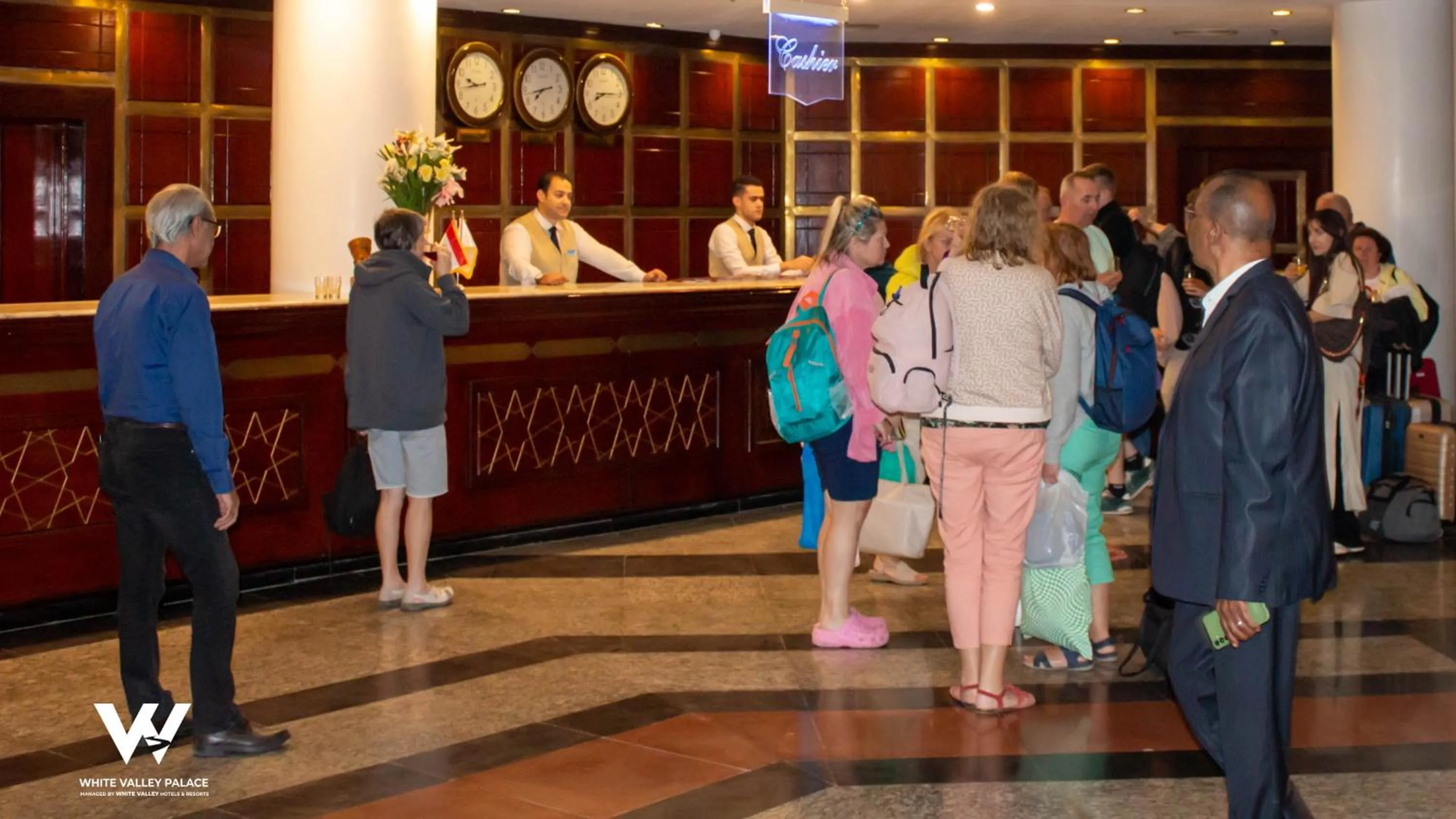 Lobby or reception in White Valley Palace