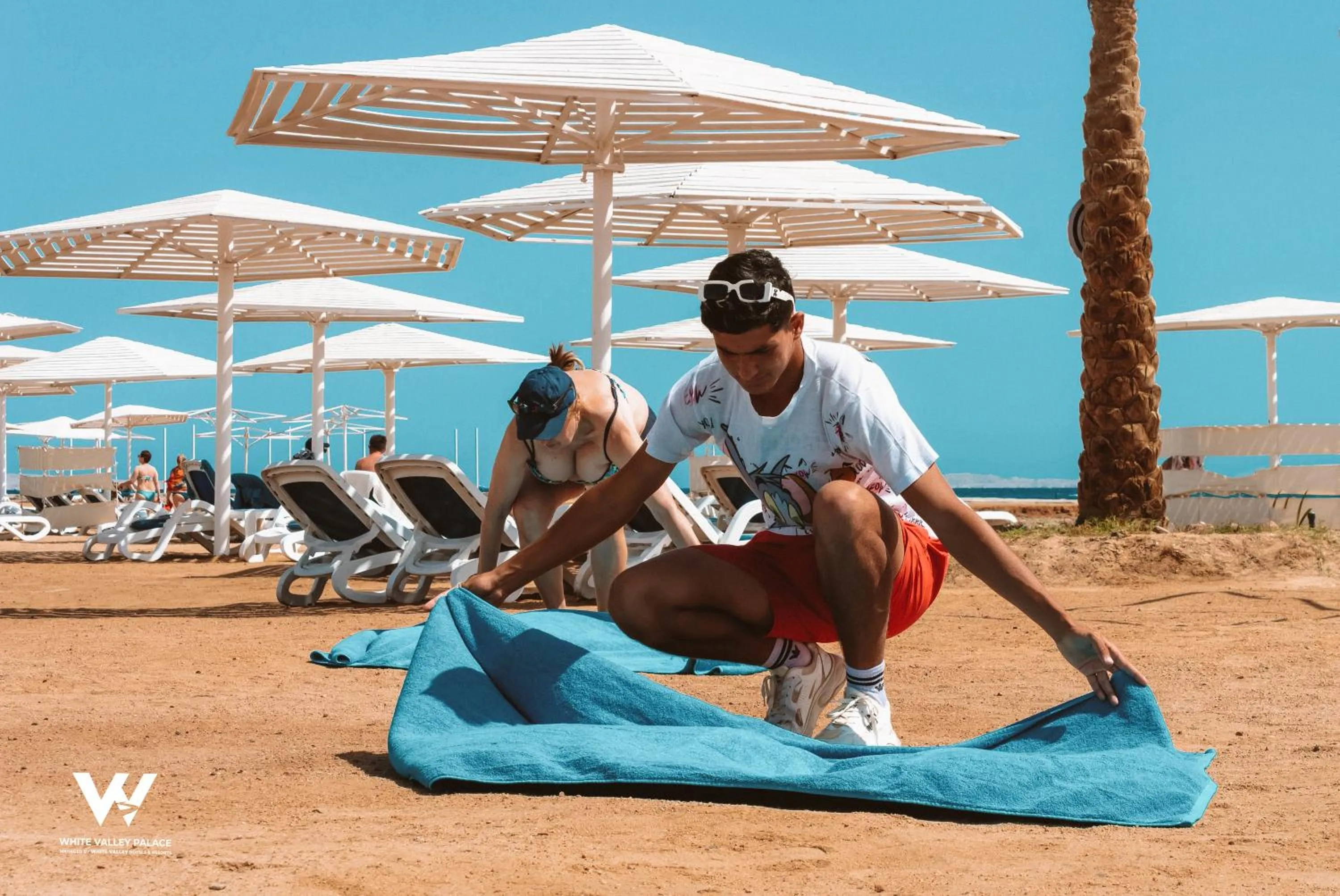 Beach in White Valley Palace