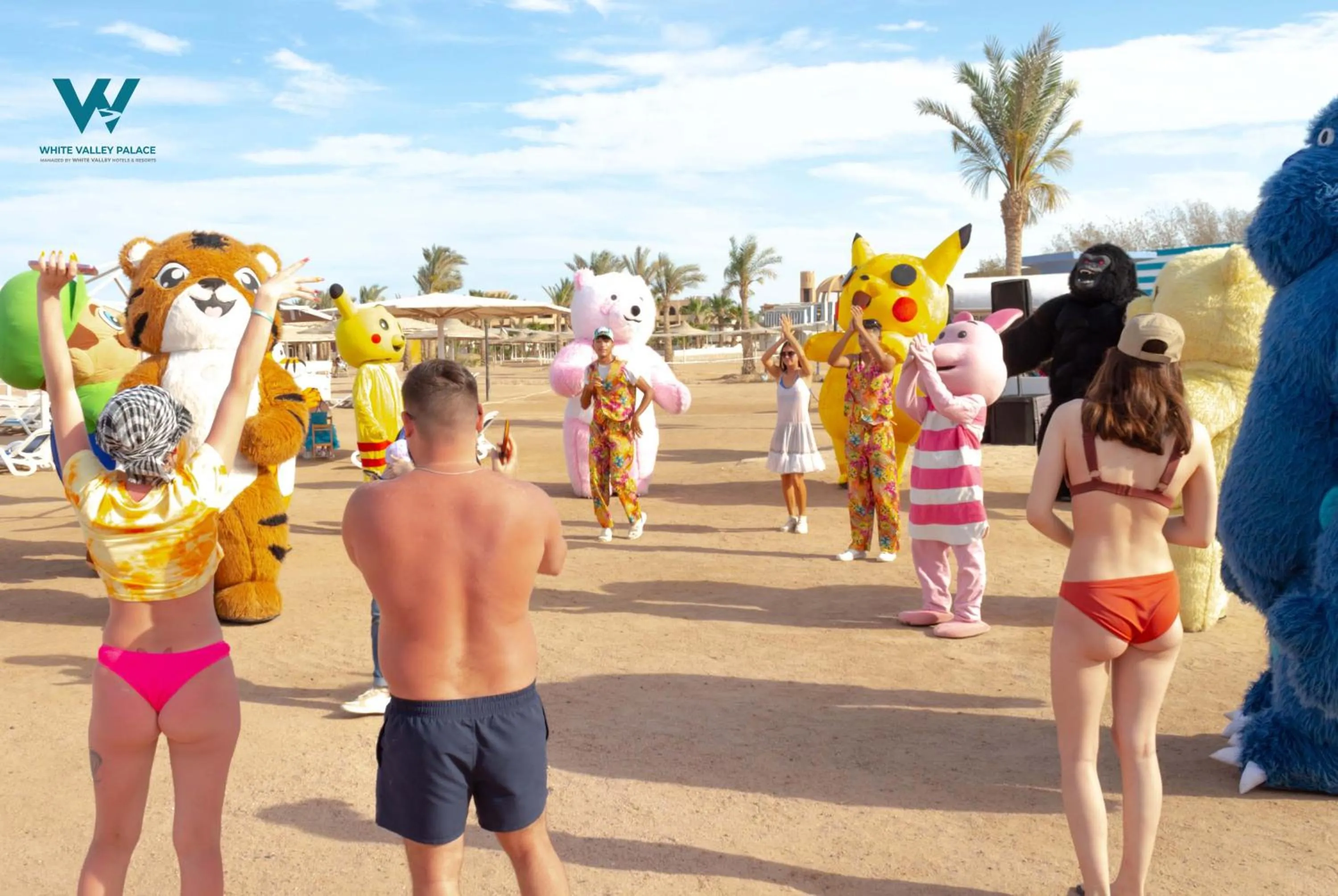 Beach in White Valley Palace