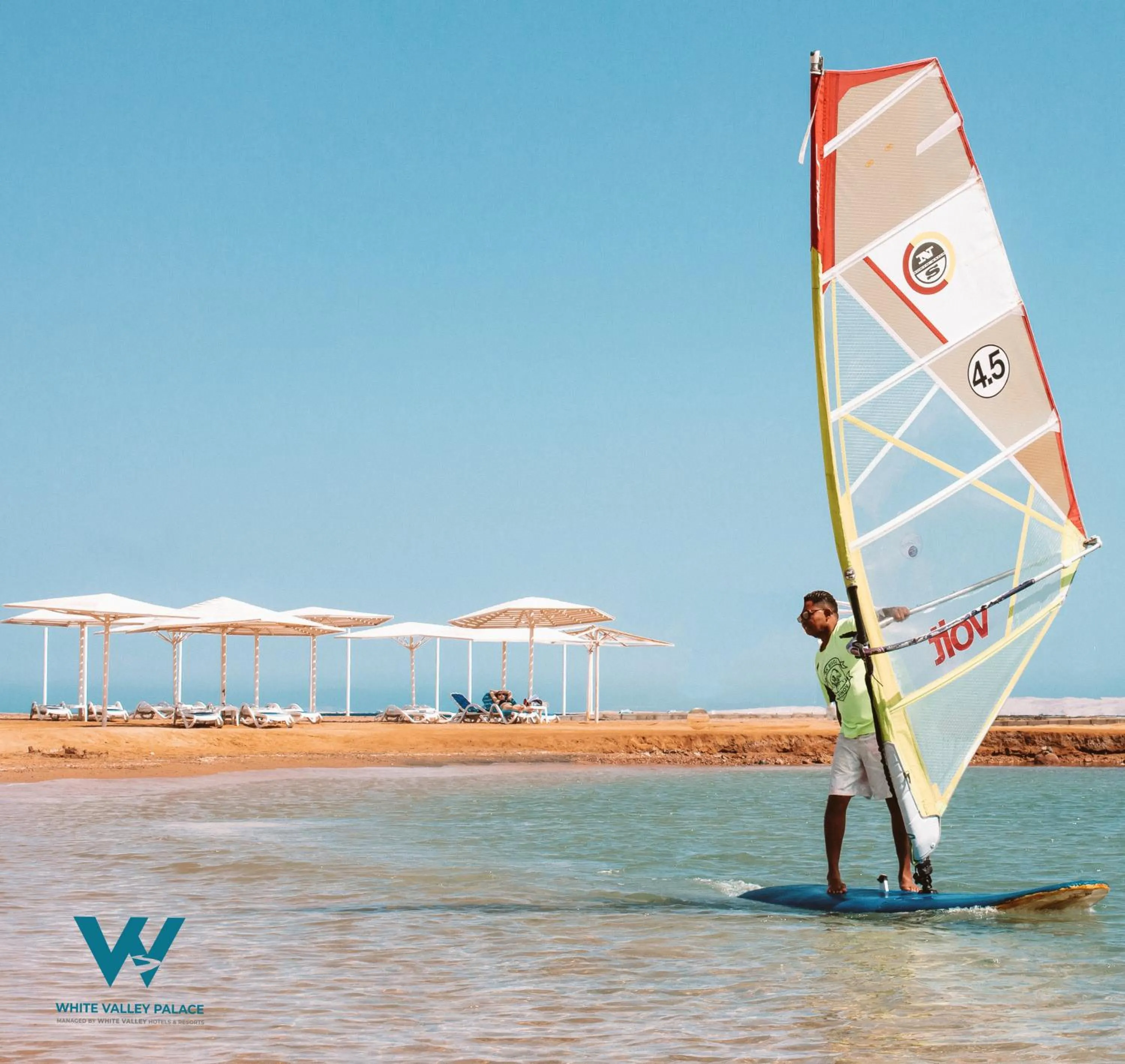 Beach in White Valley Palace