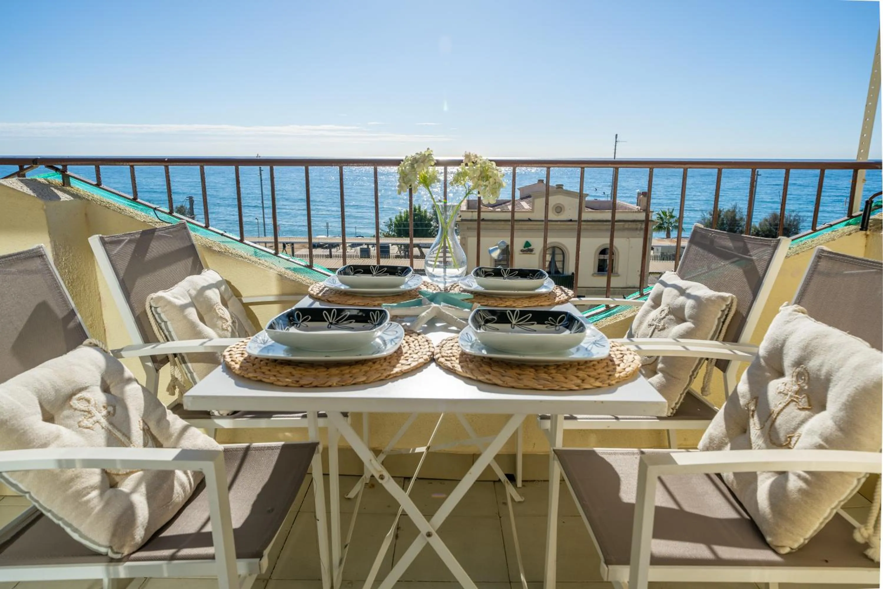 Balcony/Terrace in HomeHolidaysRentals Bluemar-Costa Barcelona
