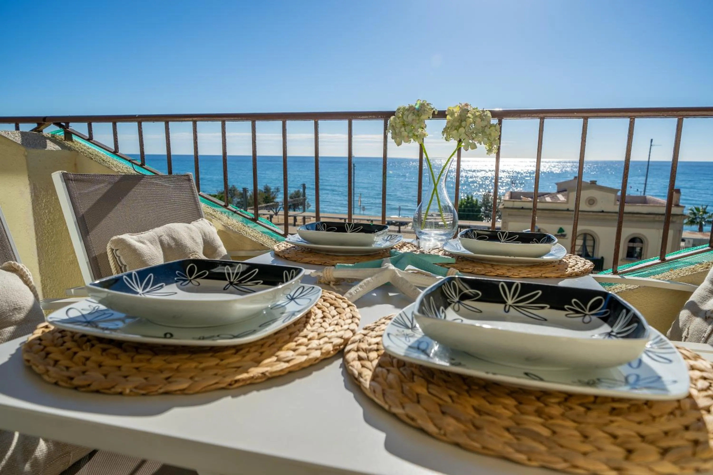 Balcony/Terrace in HomeHolidaysRentals Bluemar-Costa Barcelona