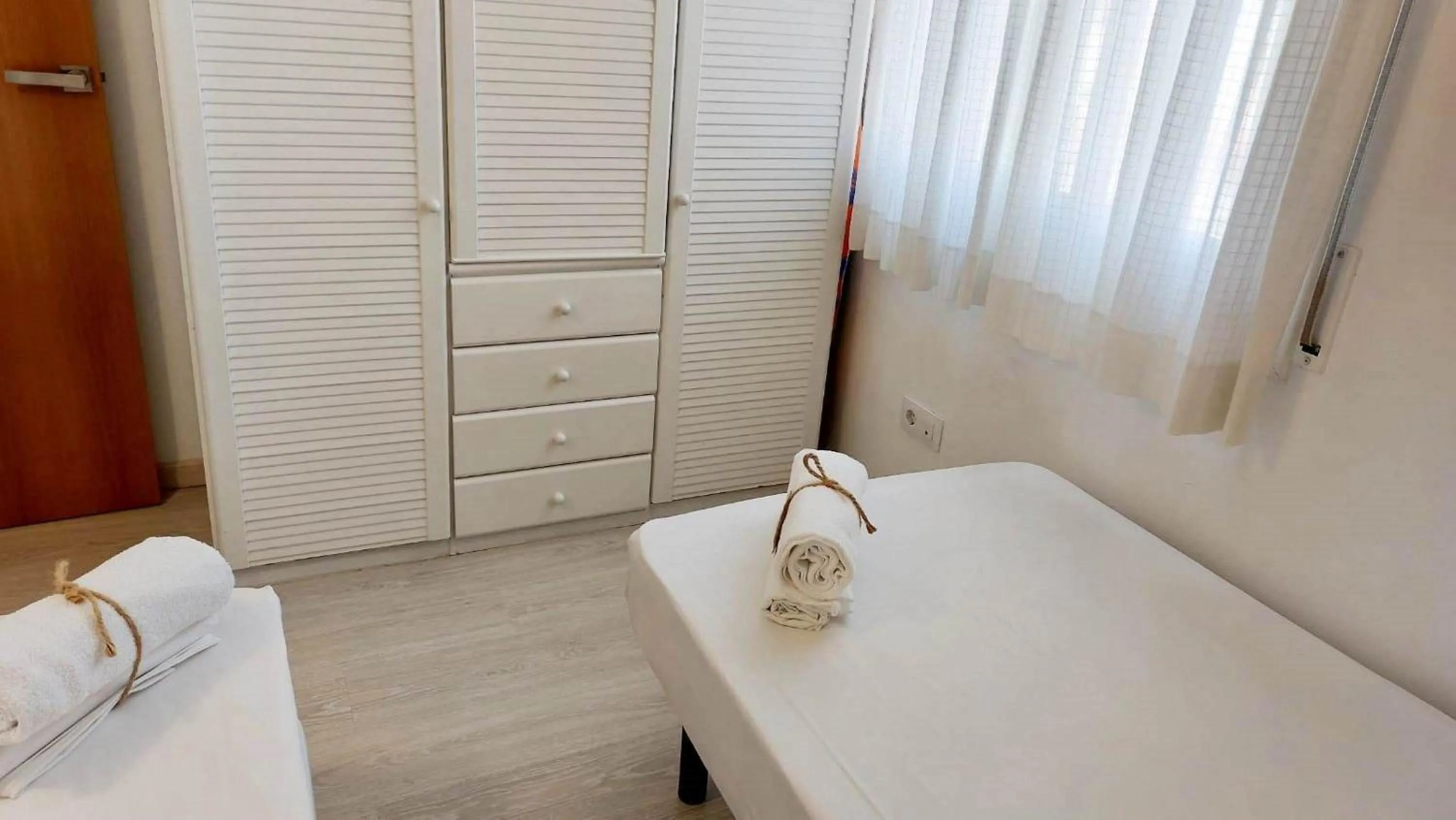 Bedroom, Bed in HomeHolidaysRentals Bluemar-Costa Barcelona