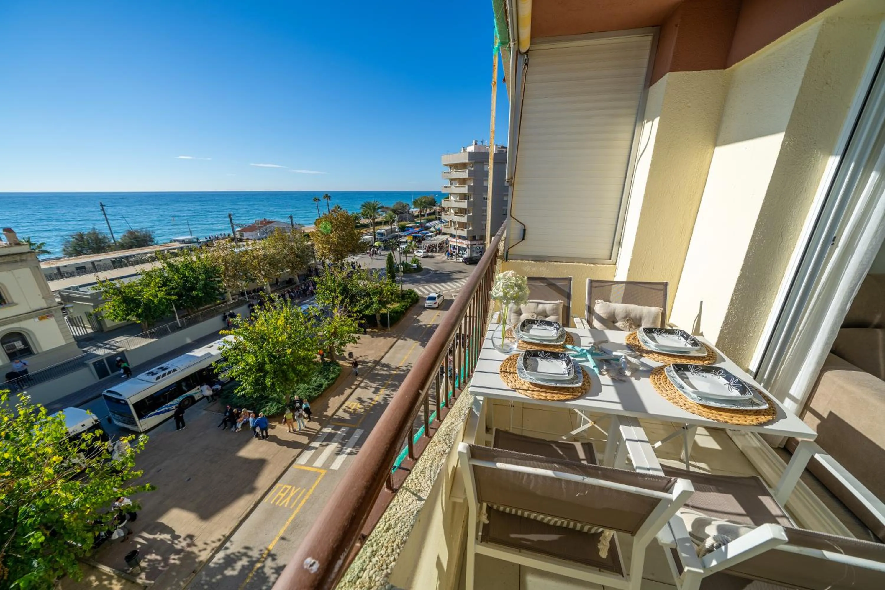 Balcony/Terrace in HomeHolidaysRentals Bluemar-Costa Barcelona