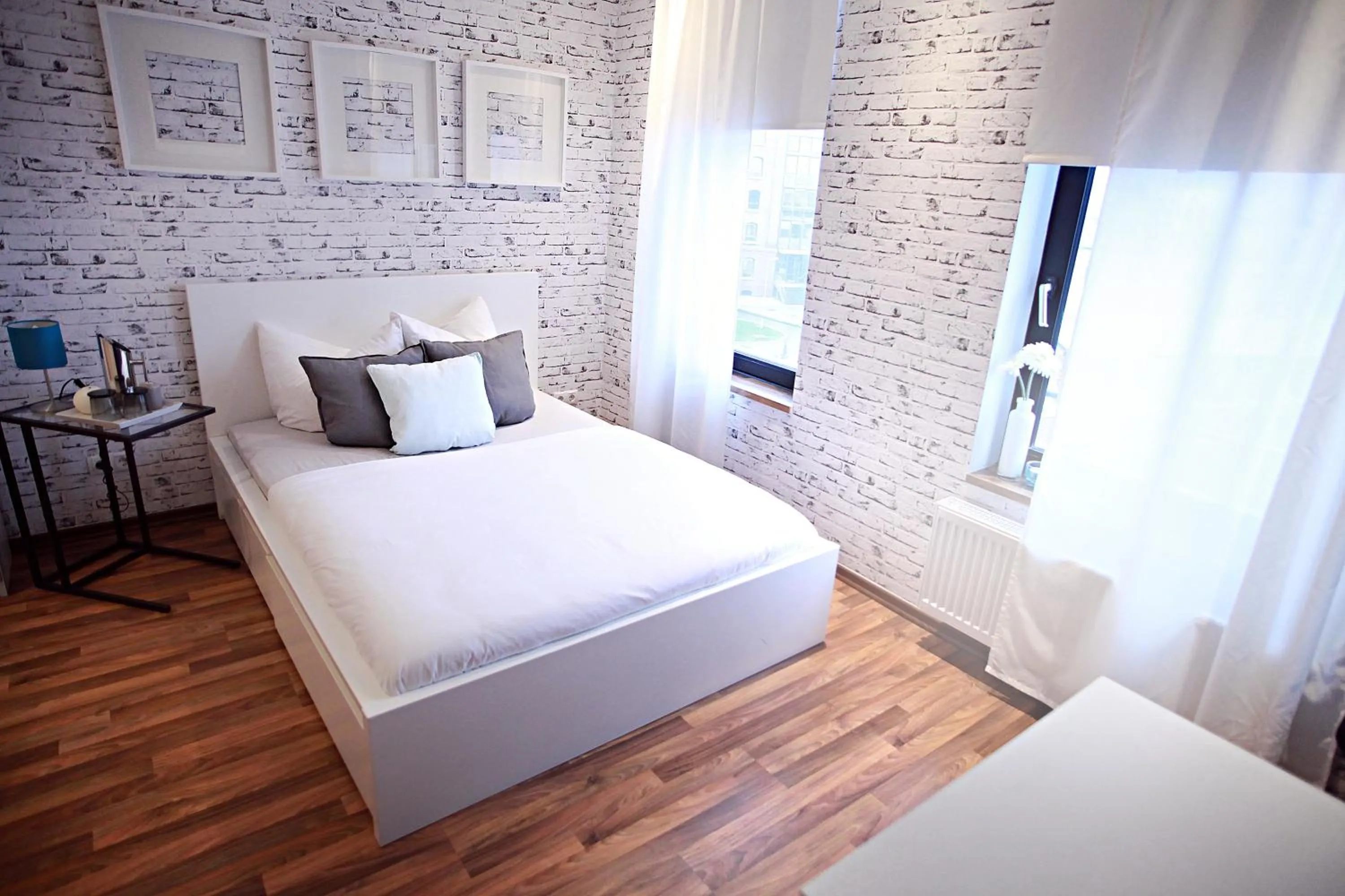 Bedroom in Hentschels Apartments