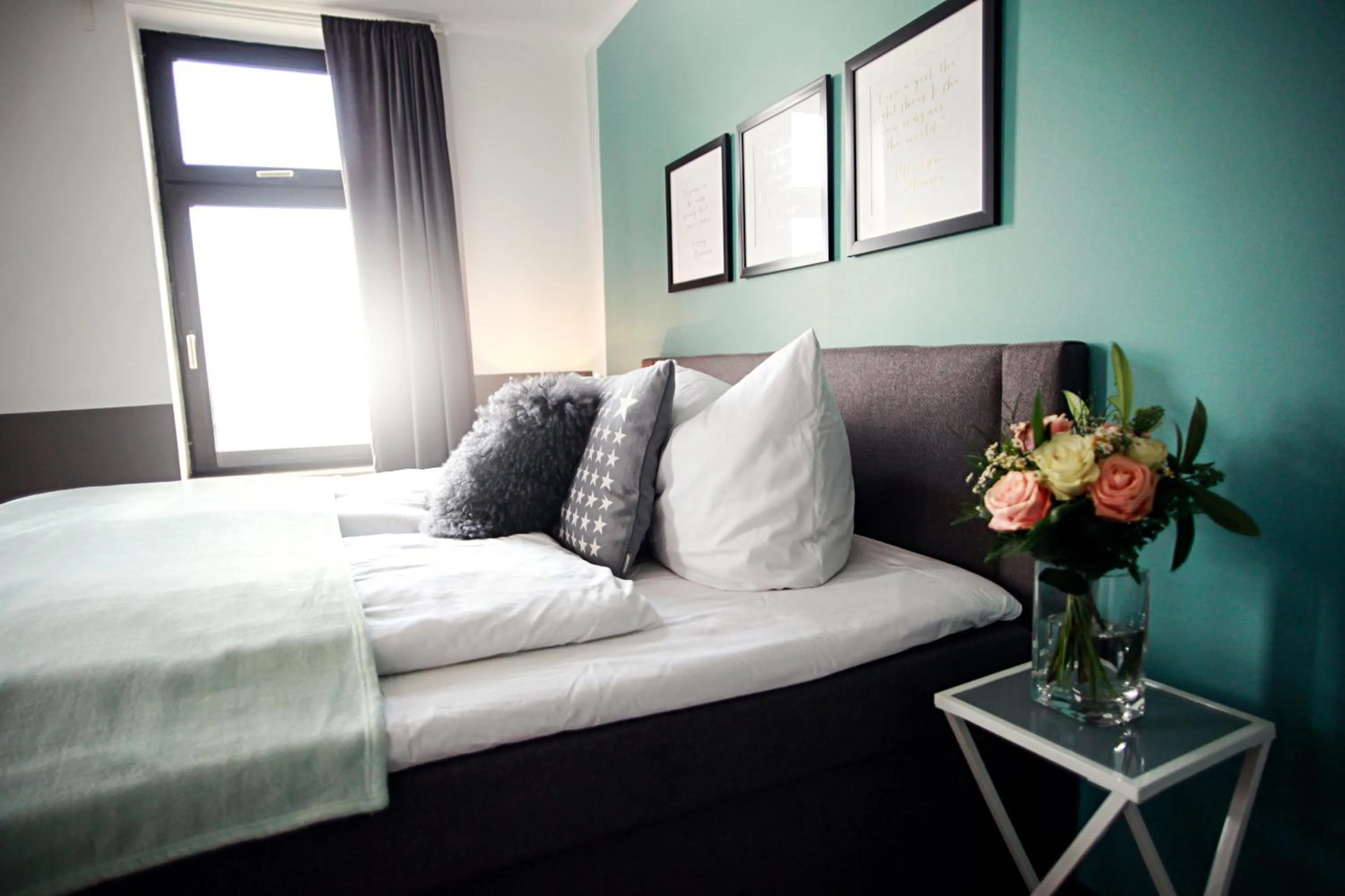 Bed in Hentschels Apartments