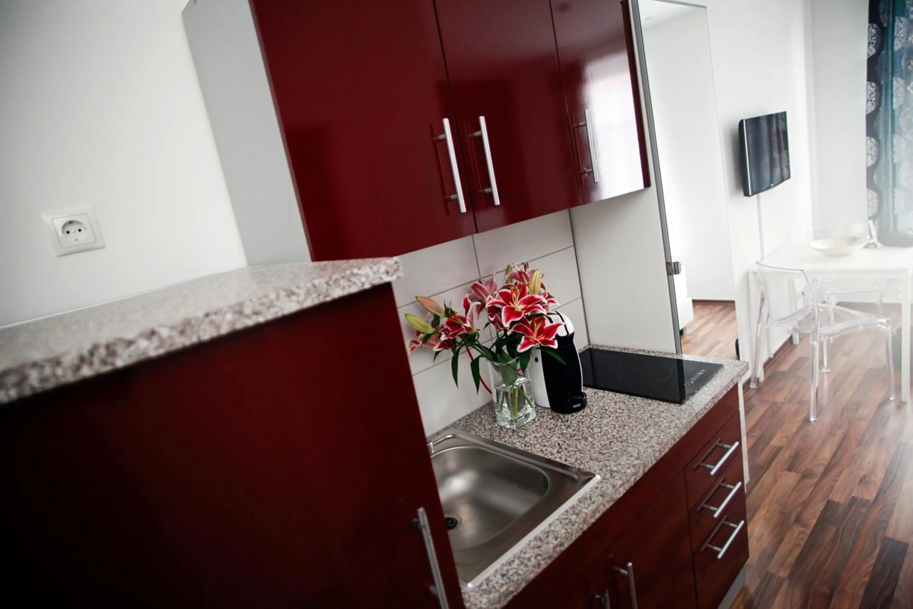 Coffee/tea facilities in Hentschels Apartments