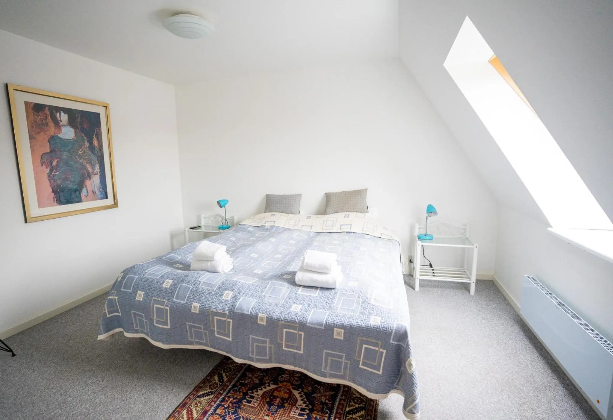 Bed in Frederiksværk Hotel