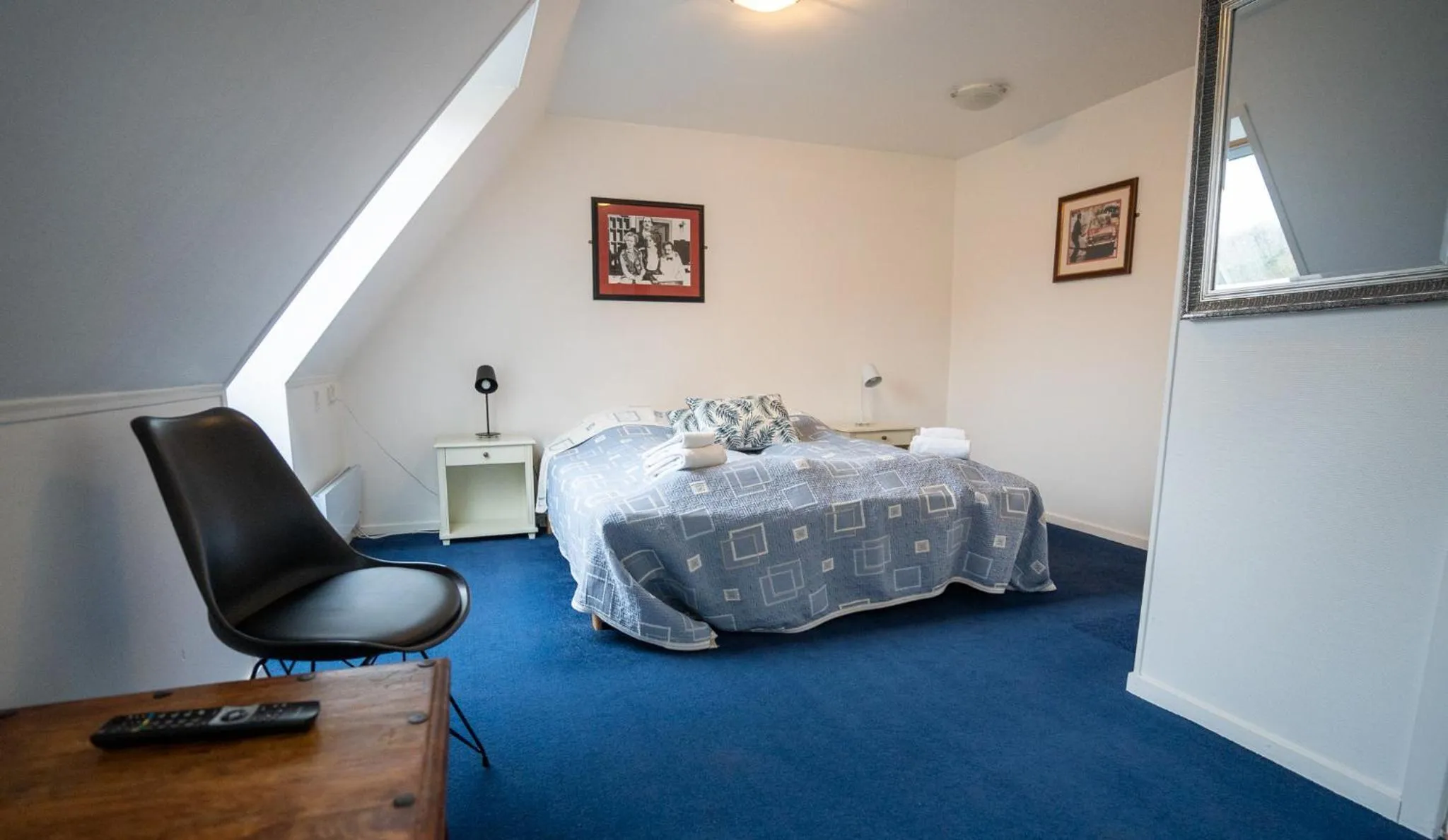 Bed in Frederiksværk Hotel