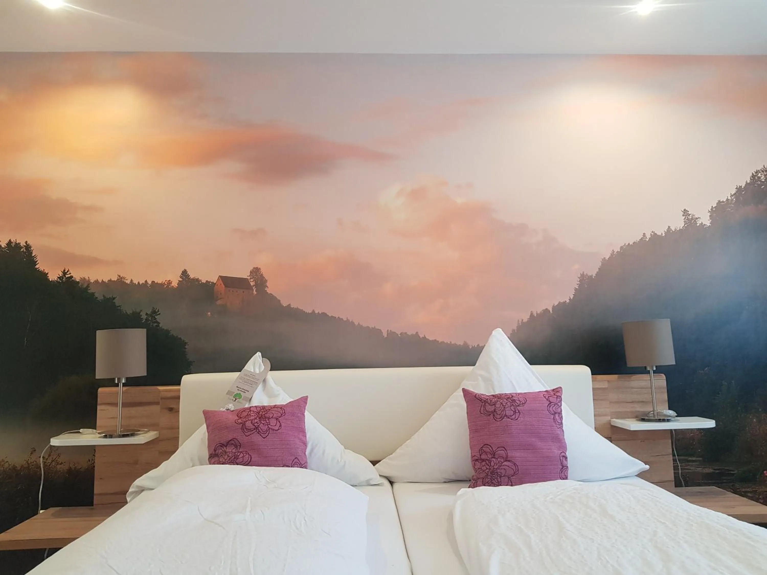 Photo of the whole room, Bed in Gasthof Zur Seku