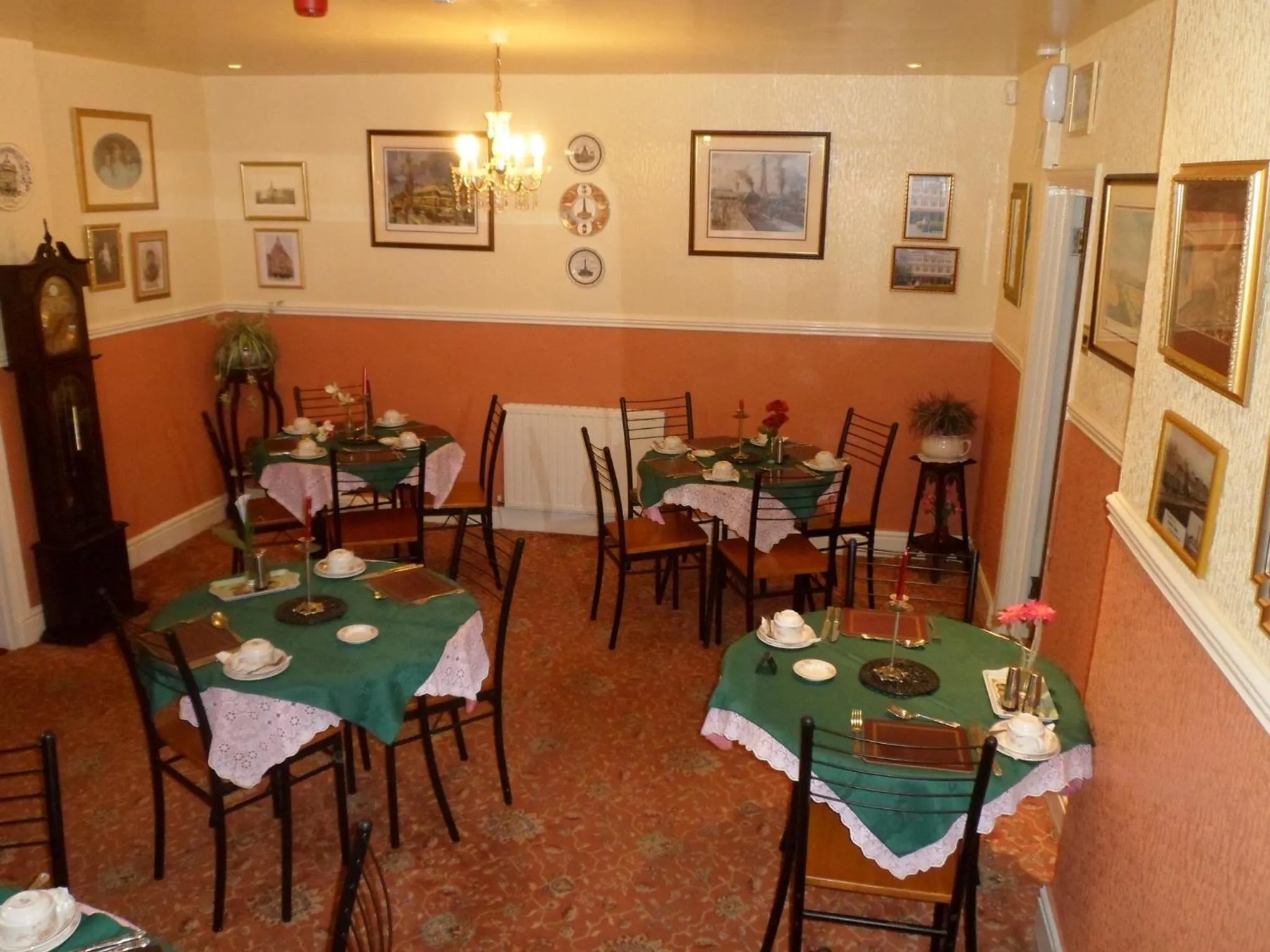 Dining area in Camelot Hotel - Couples Only
