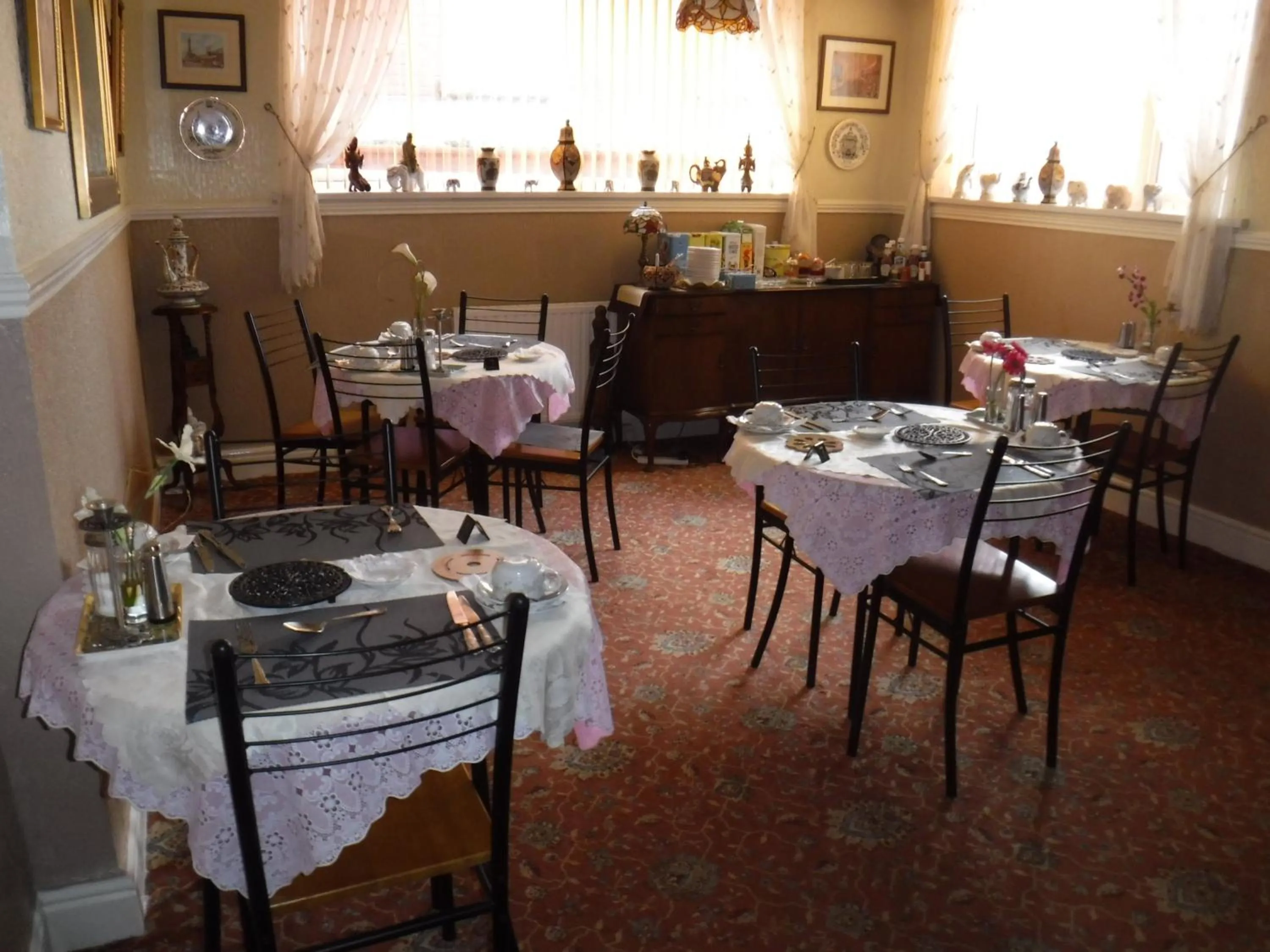 Dining area in Camelot Hotel - Couples Only