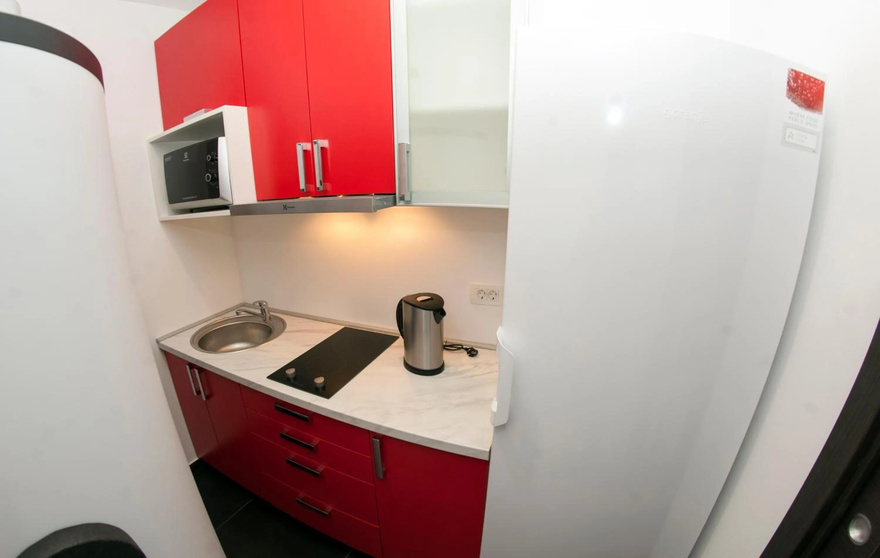 Kitchen or kitchenette in Hostel Moving