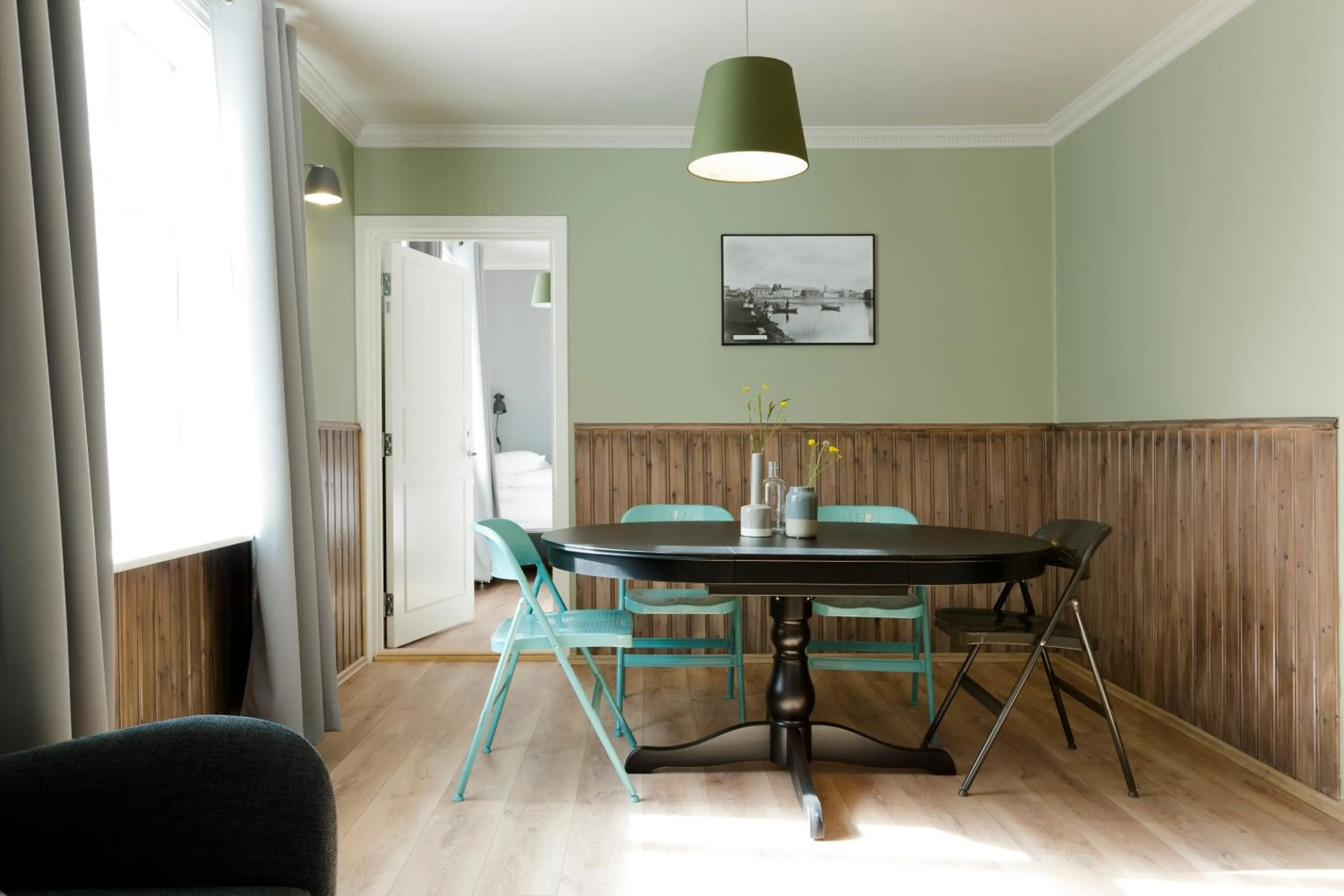 Living room in Old Charm Reykjavik Apartments