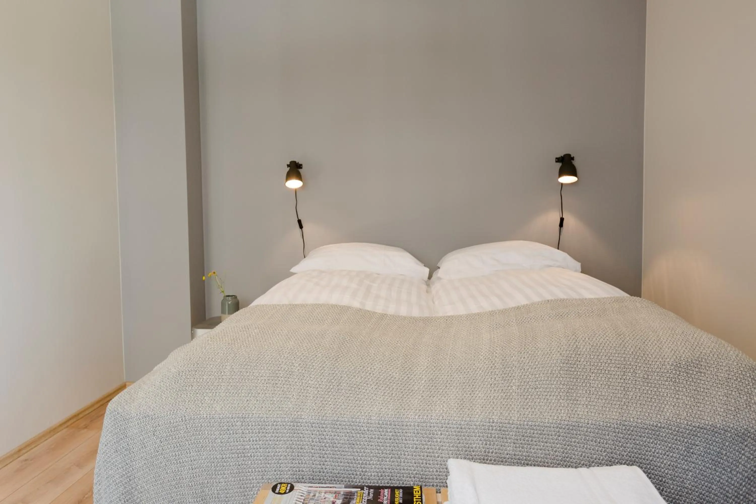 Bedroom, Bed in Old Charm Reykjavik Apartments