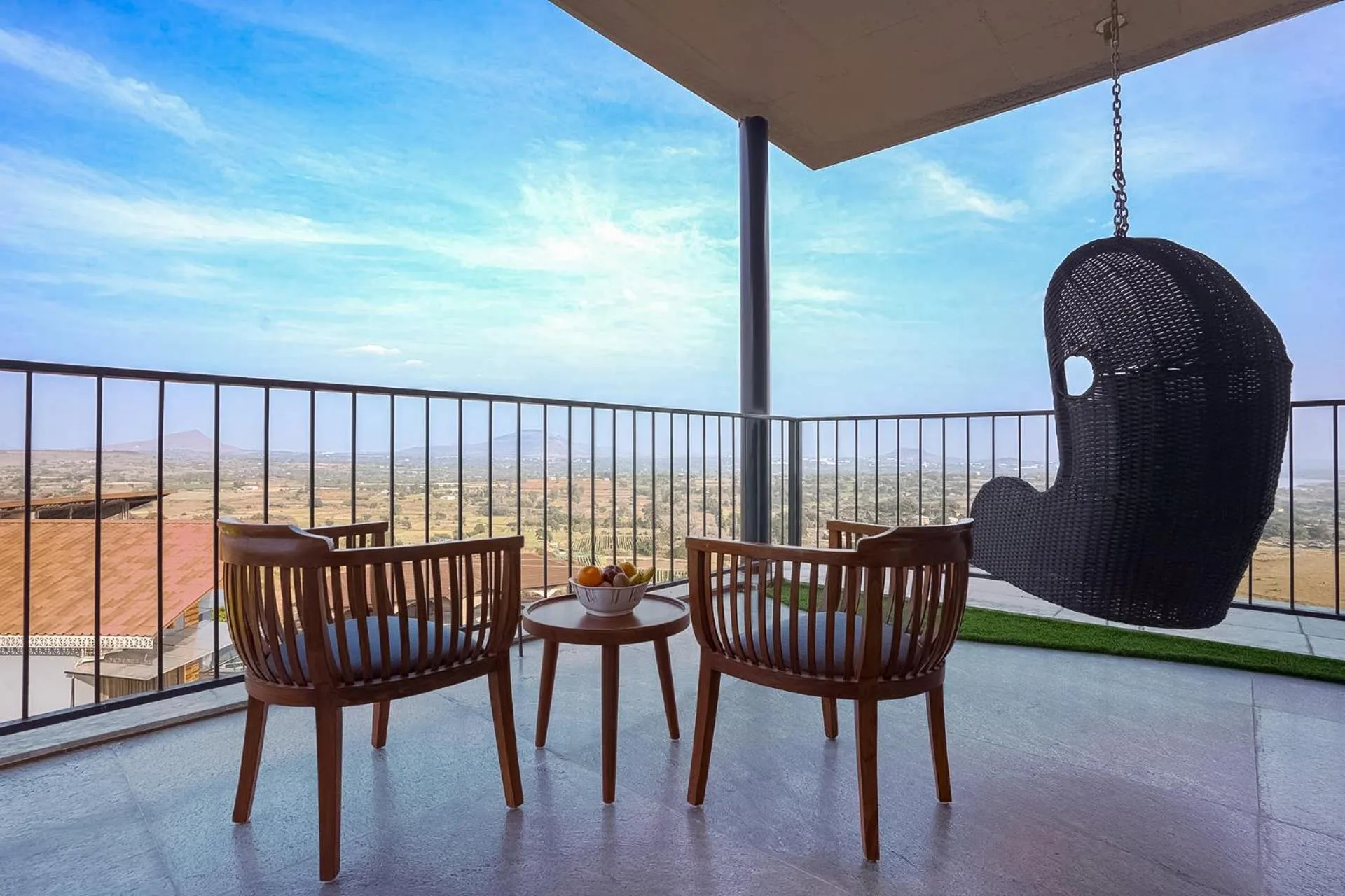 Balcony/Terrace in Wabi Sabi Resort, Igatpuri