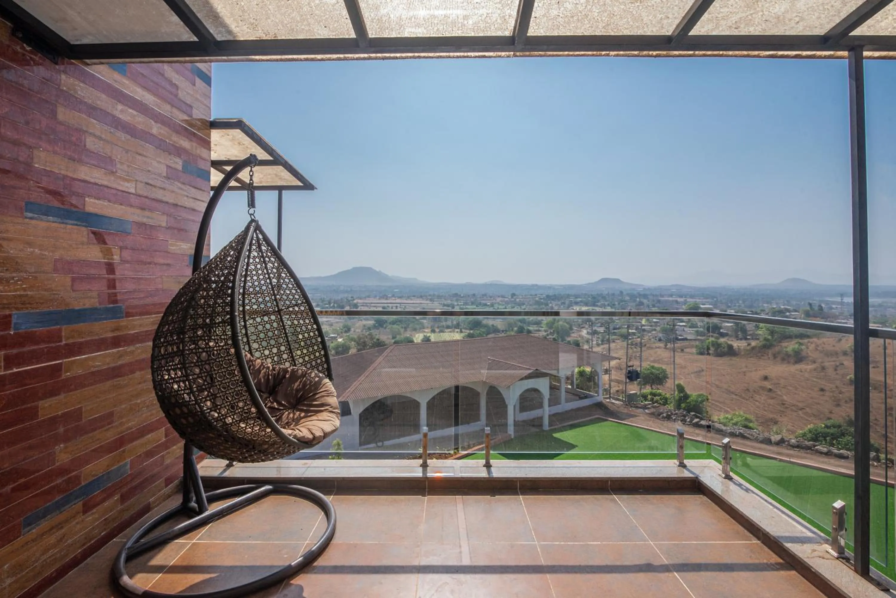 Patio in Wabi Sabi Resort, Igatpuri