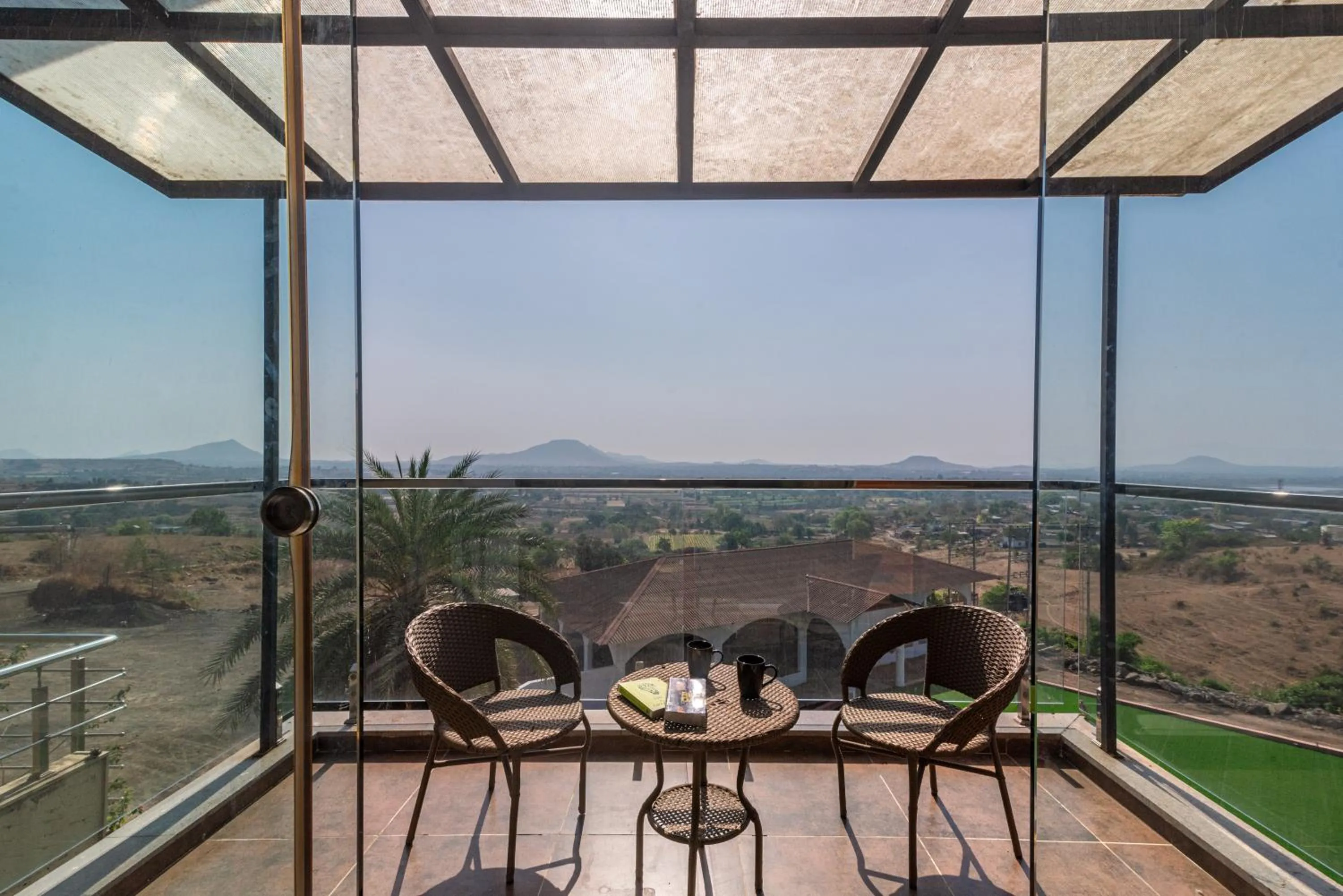 Patio in Wabi Sabi Resort, Igatpuri