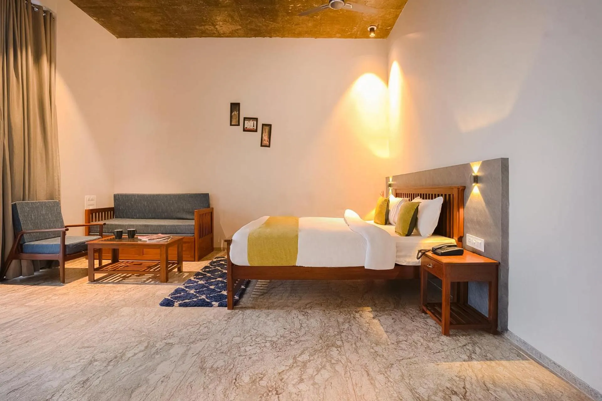 Bedroom, Bed in Wabi Sabi Resort, Igatpuri