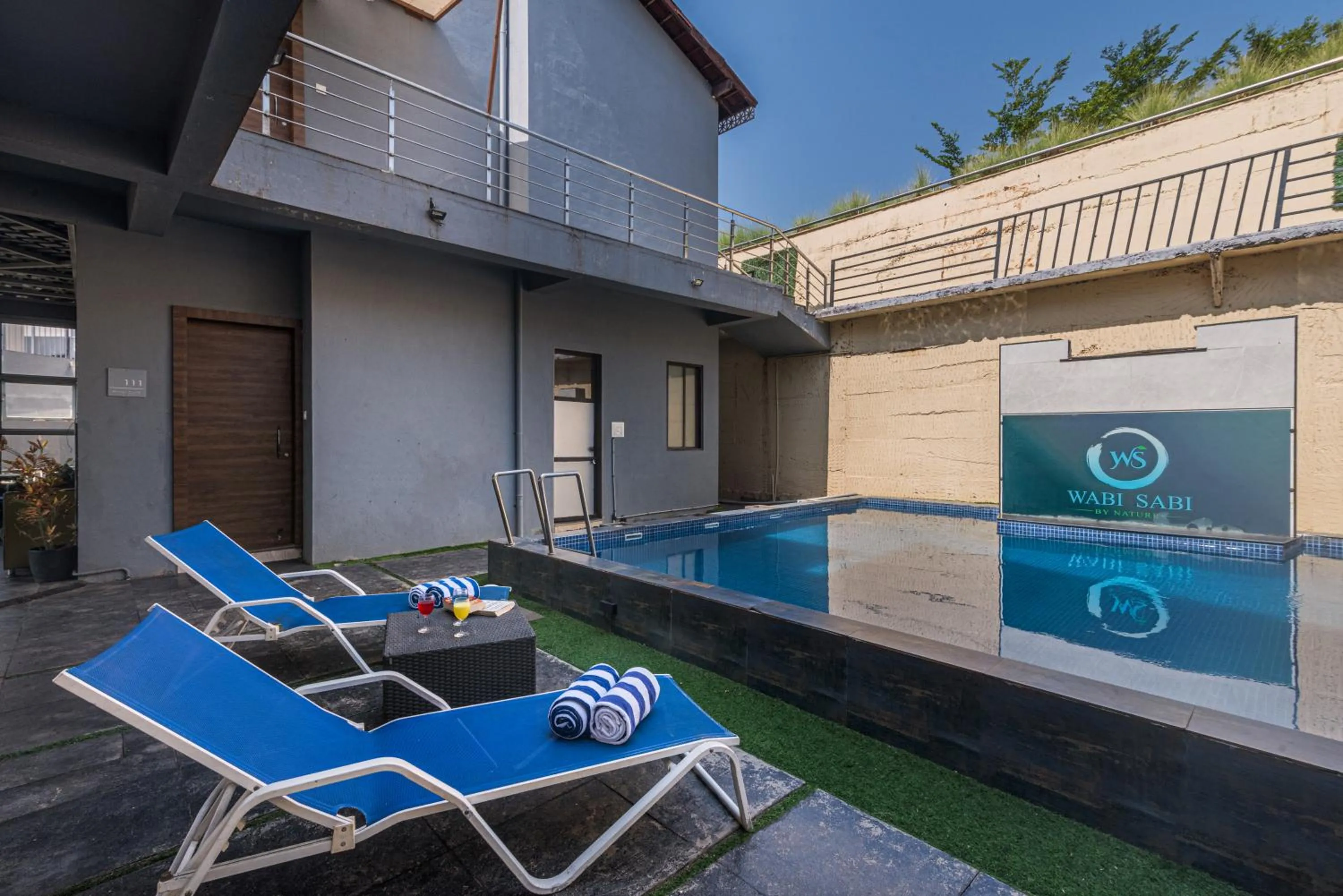 Swimming pool in Wabi Sabi Resort, Igatpuri