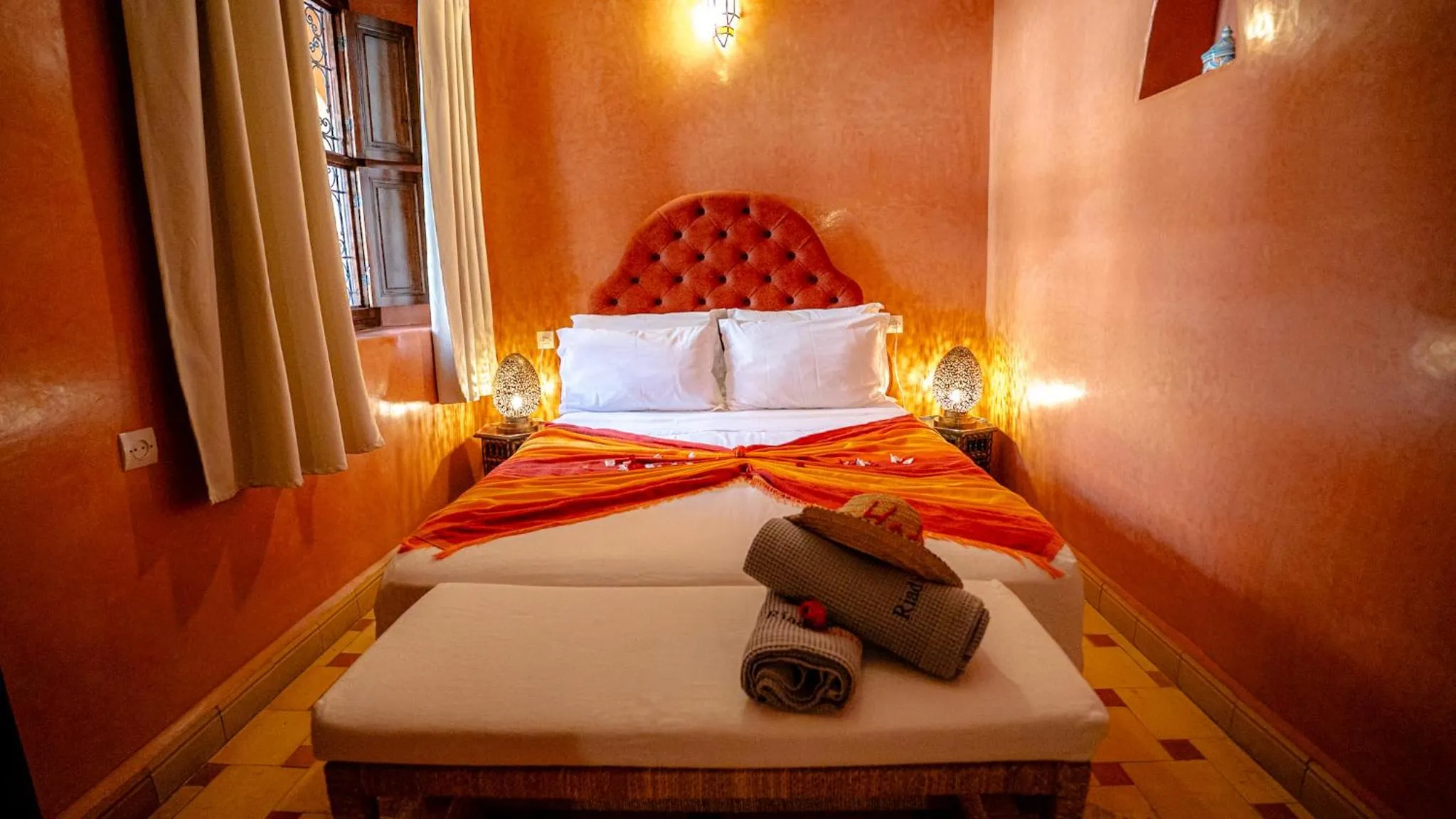 Bed in Riad Hadda