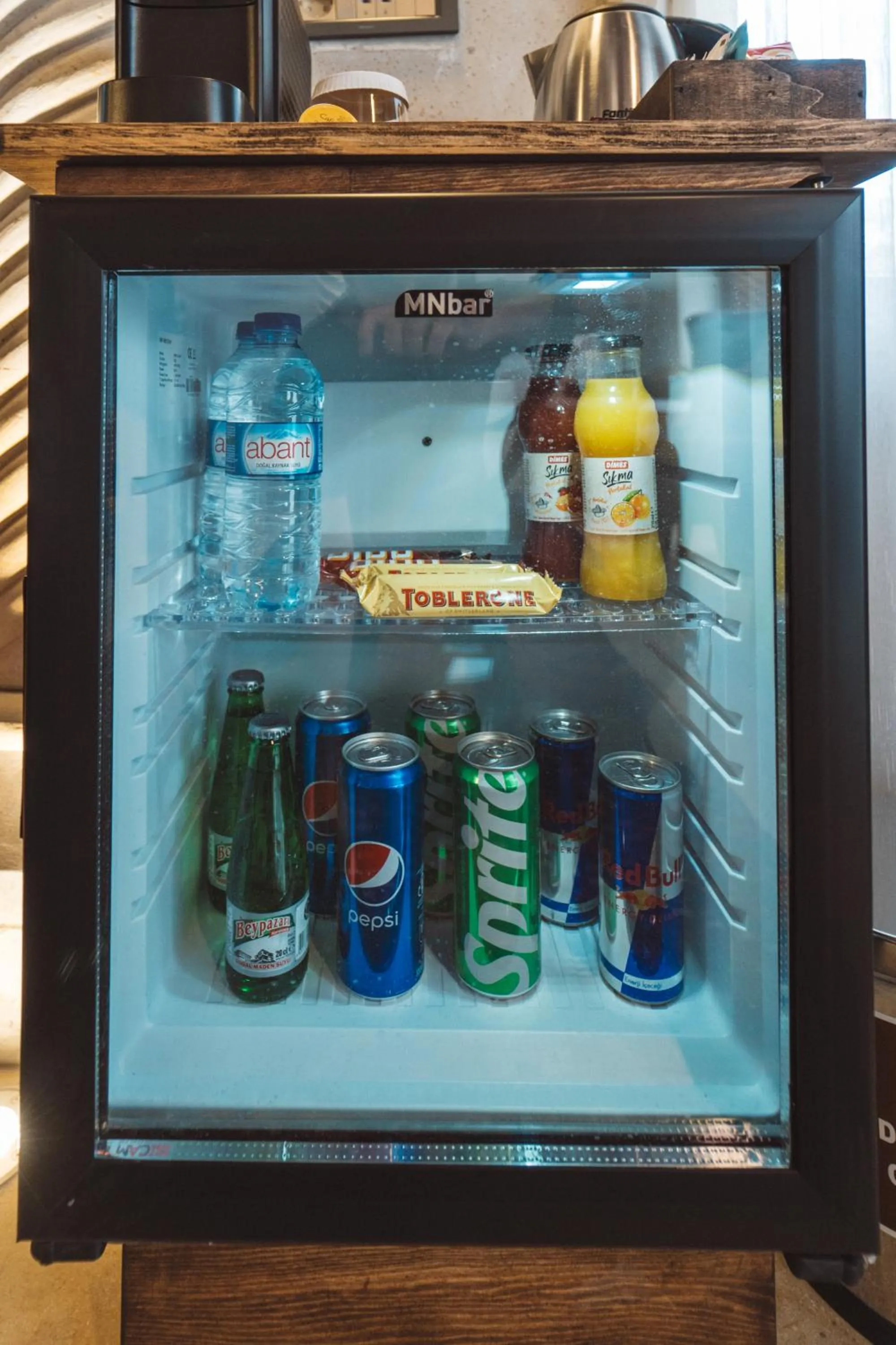 minibar in Leda Stone House